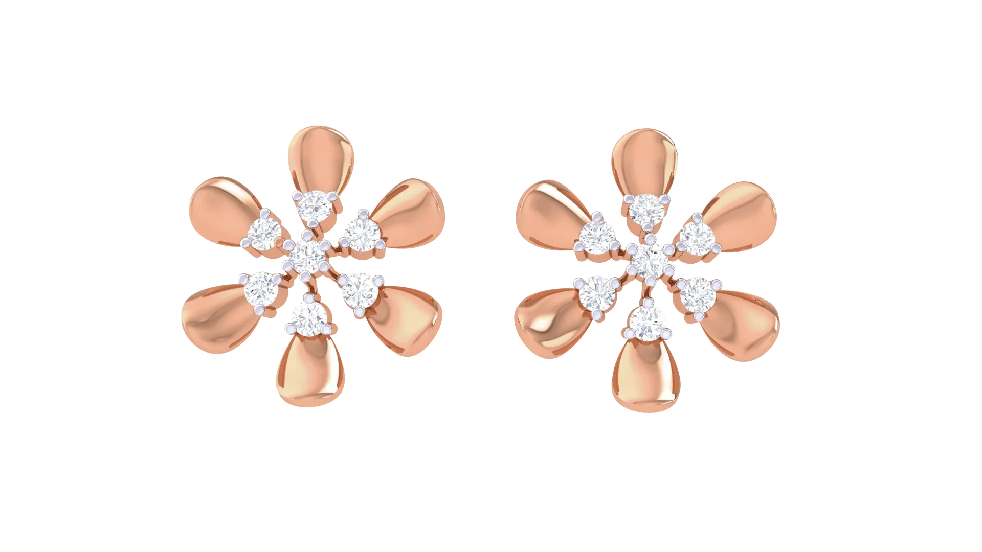 100 Diamond Studs Earrings Pack