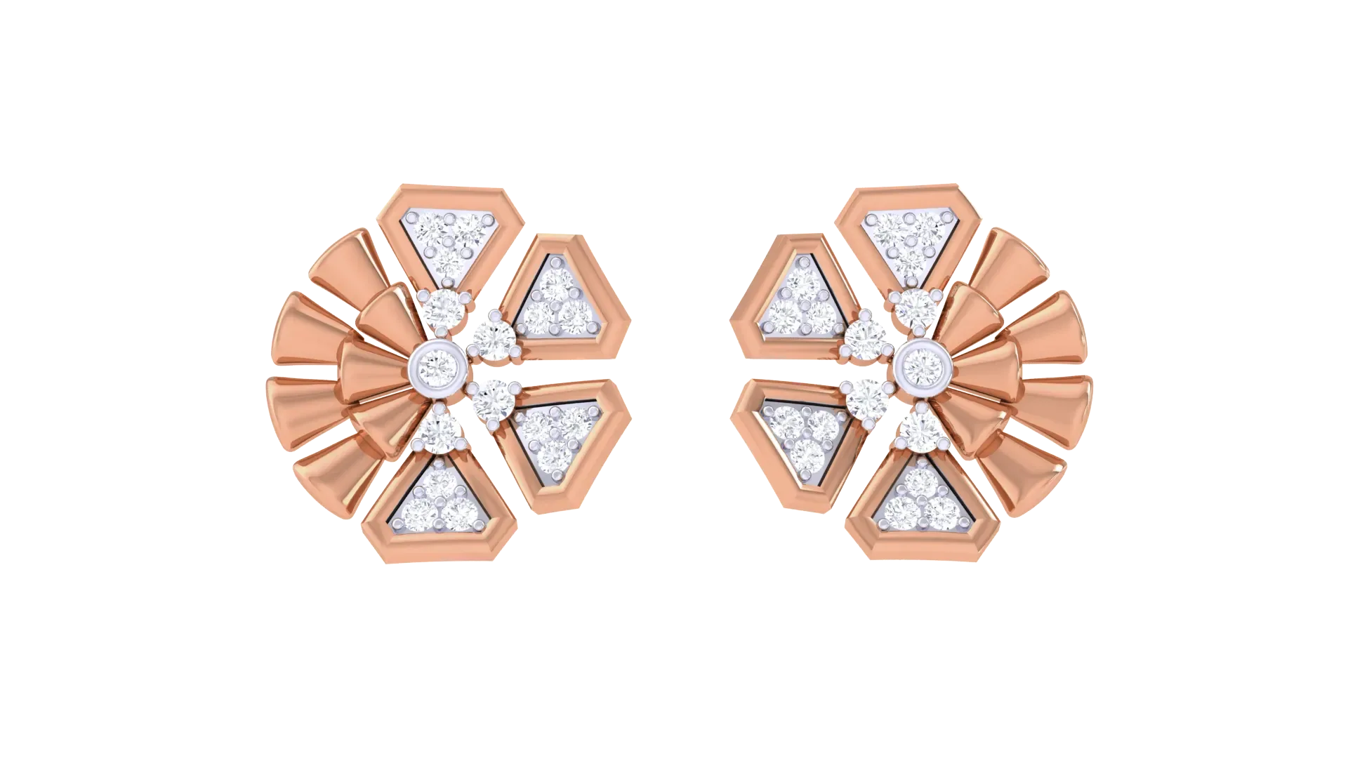 100 Diamond Studs Earrings Pack