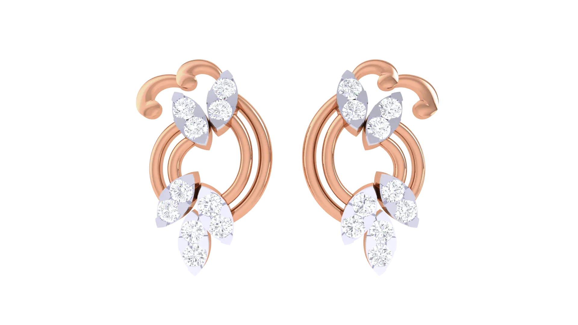 100 Diamond Studs Earrings Pack