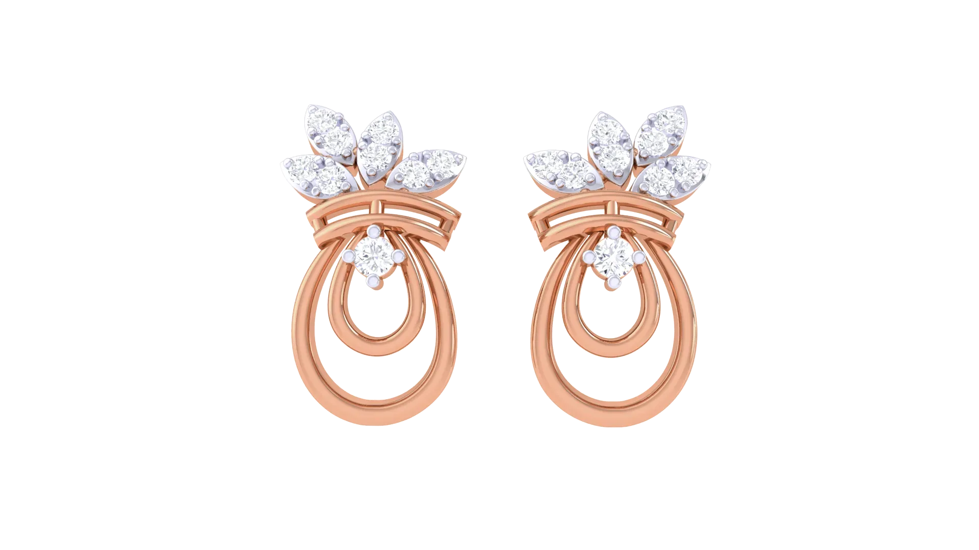 100 Diamond Studs Earrings Pack