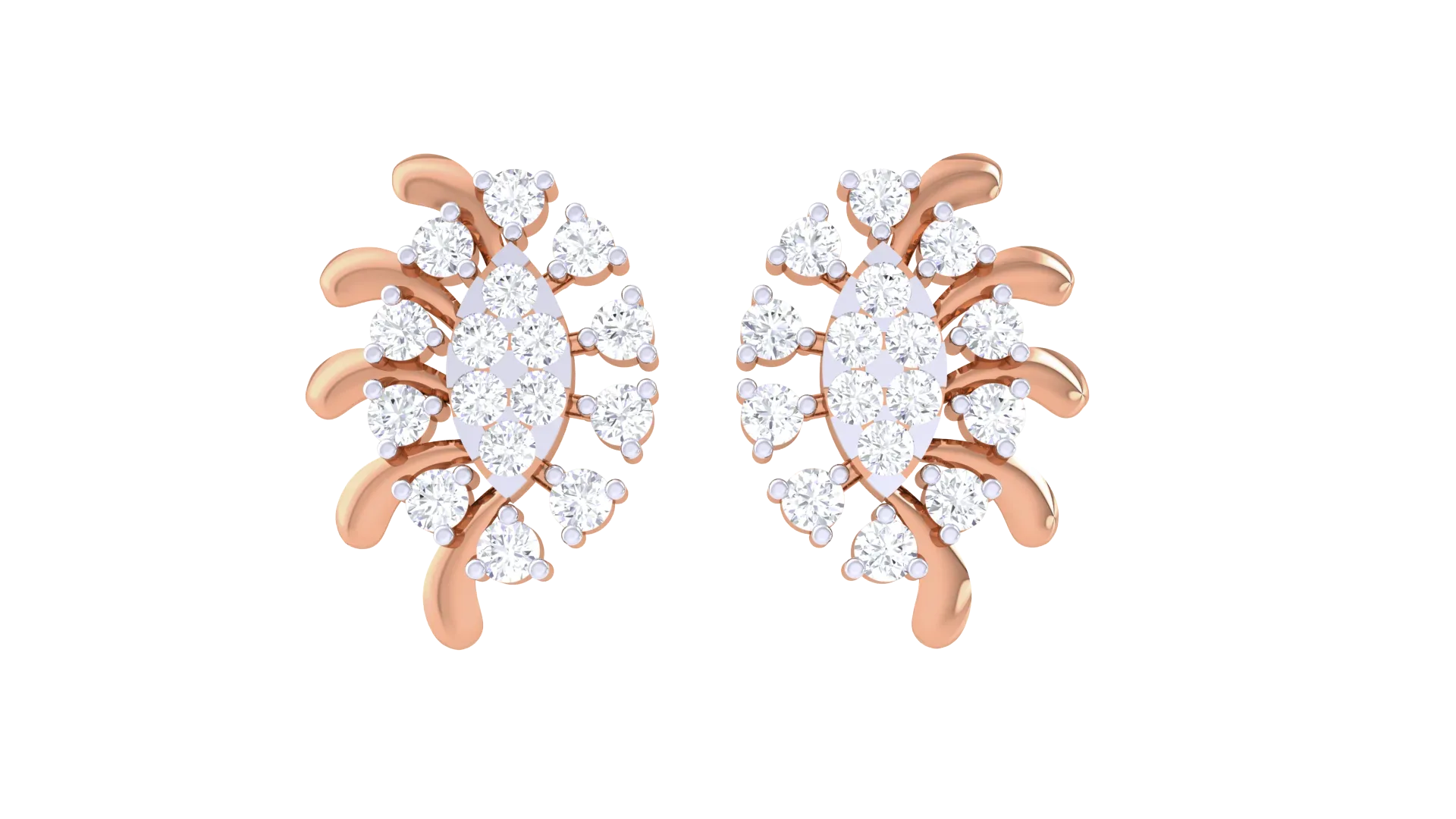 100 Diamond Studs Earrings Pack