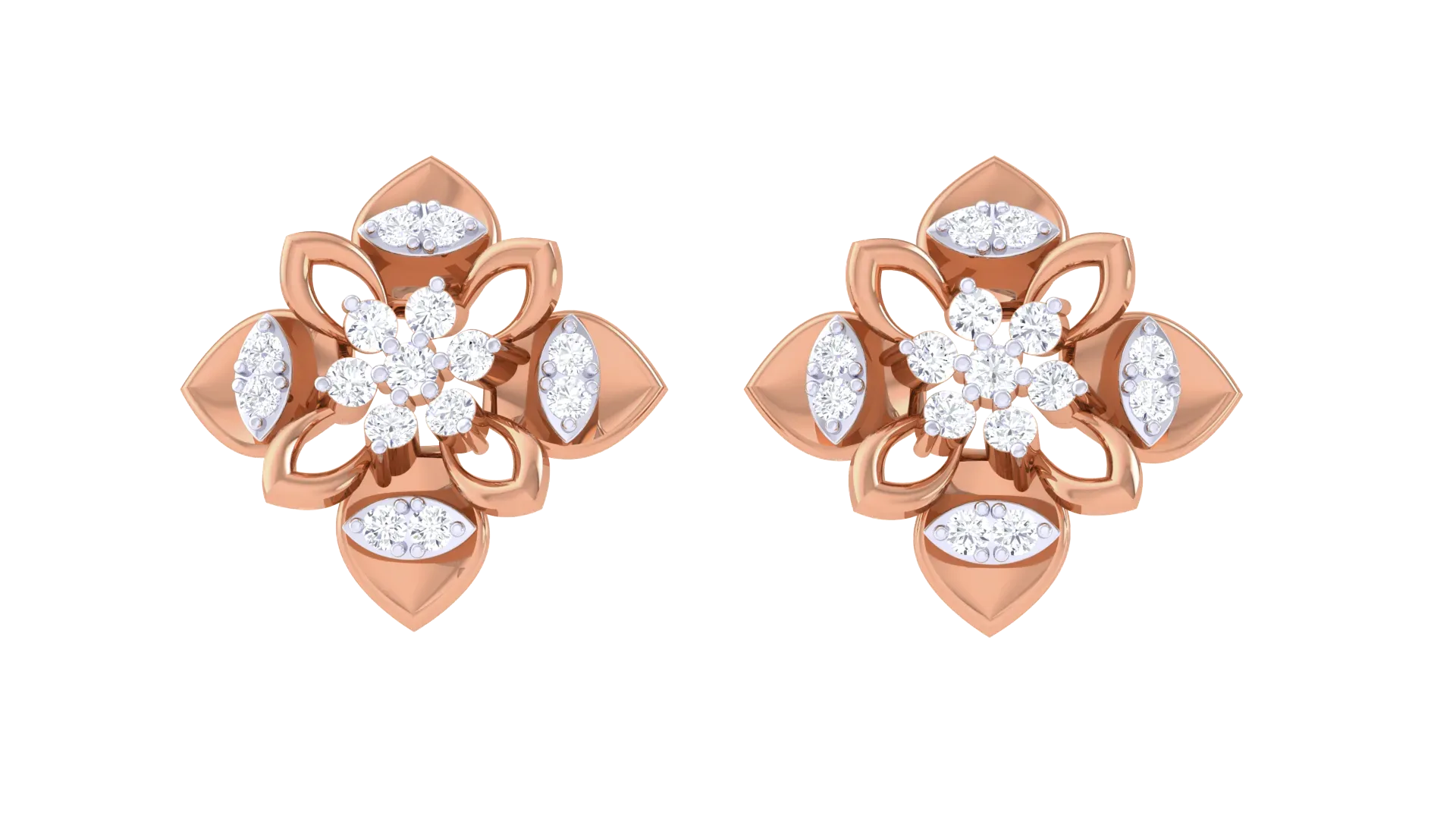 100 Diamond Studs Earrings Pack