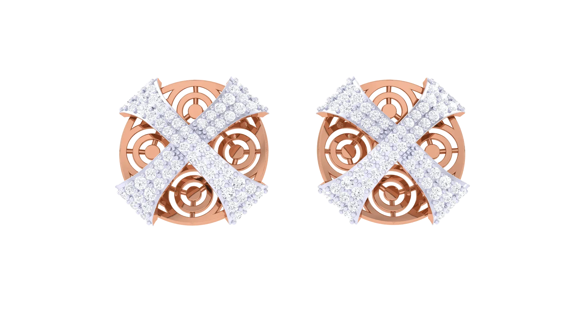 100 Diamond Studs Earrings Pack