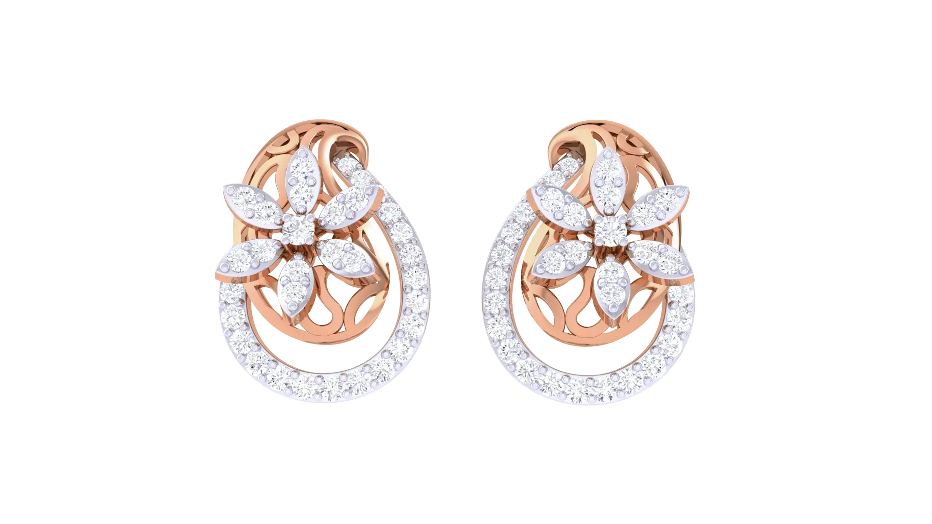 100 Diamond Studs Earrings Pack