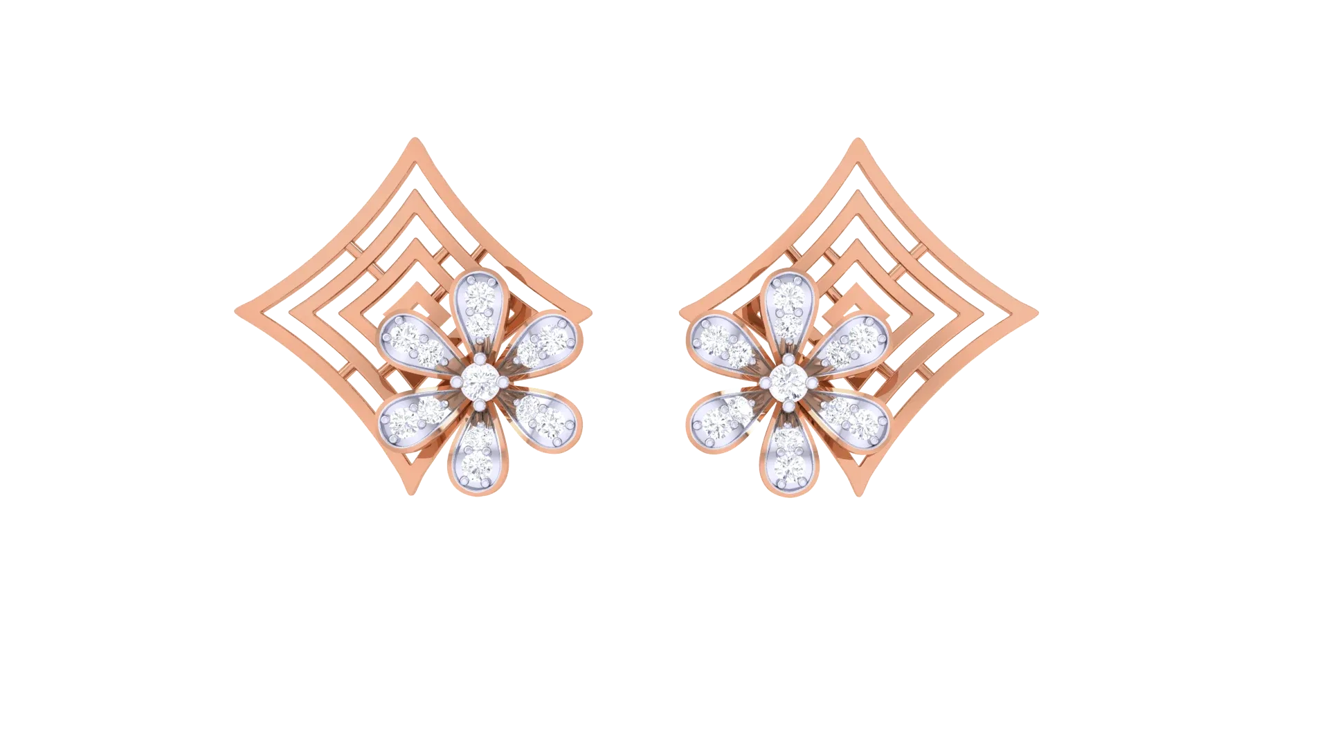 100 Diamond Studs Earrings Pack