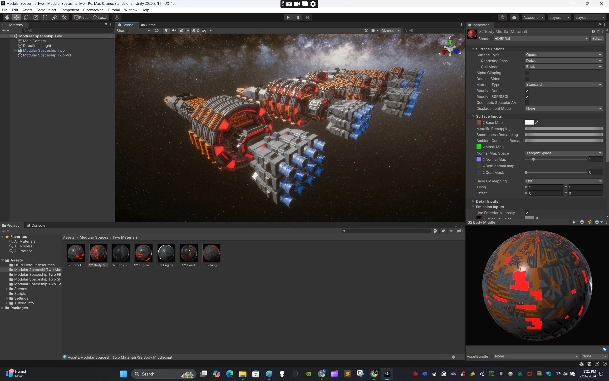 Modular Spaceship Two