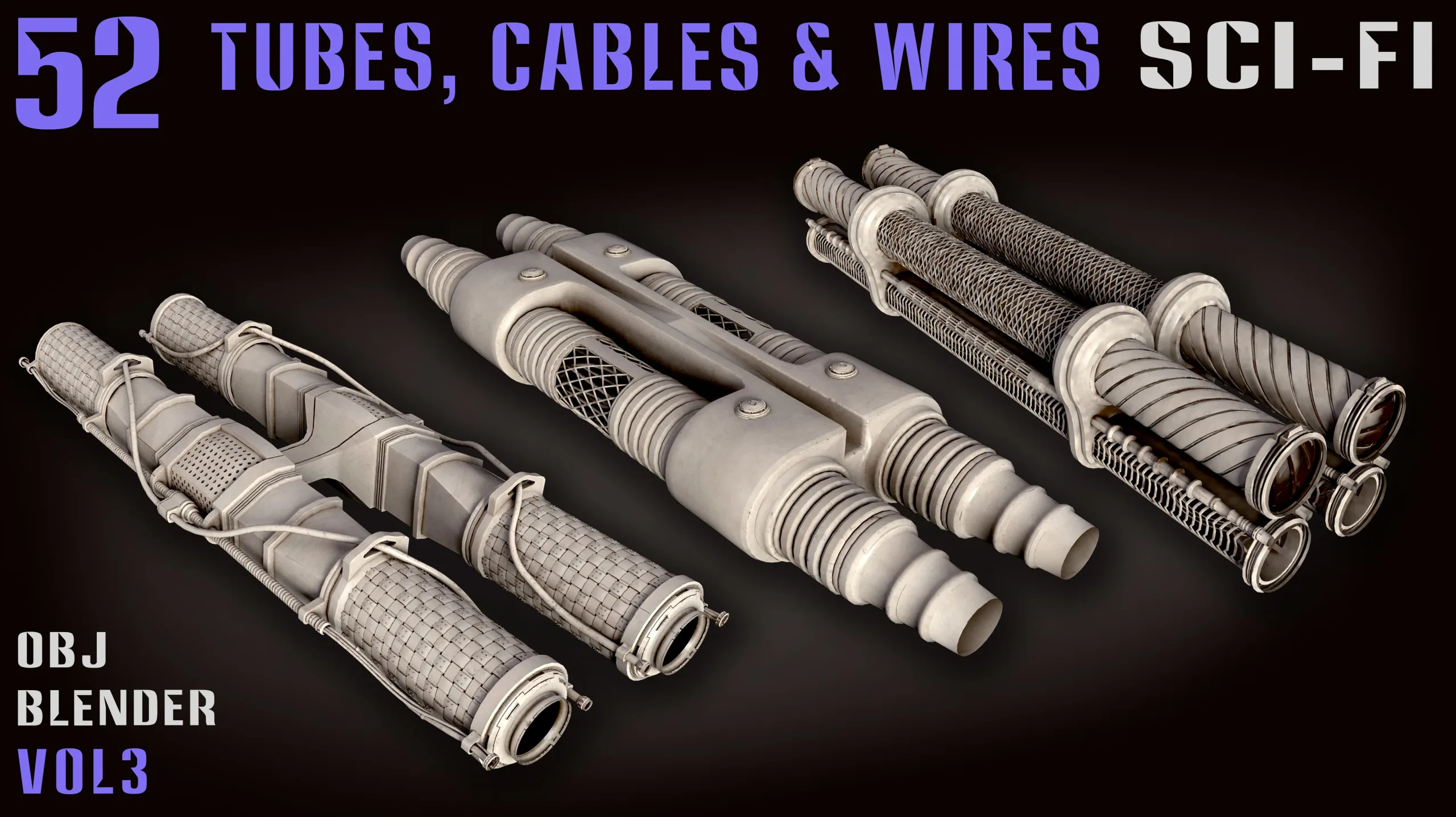 52 Sci-Fi Tubes, Cables & Wires - Vol. 3