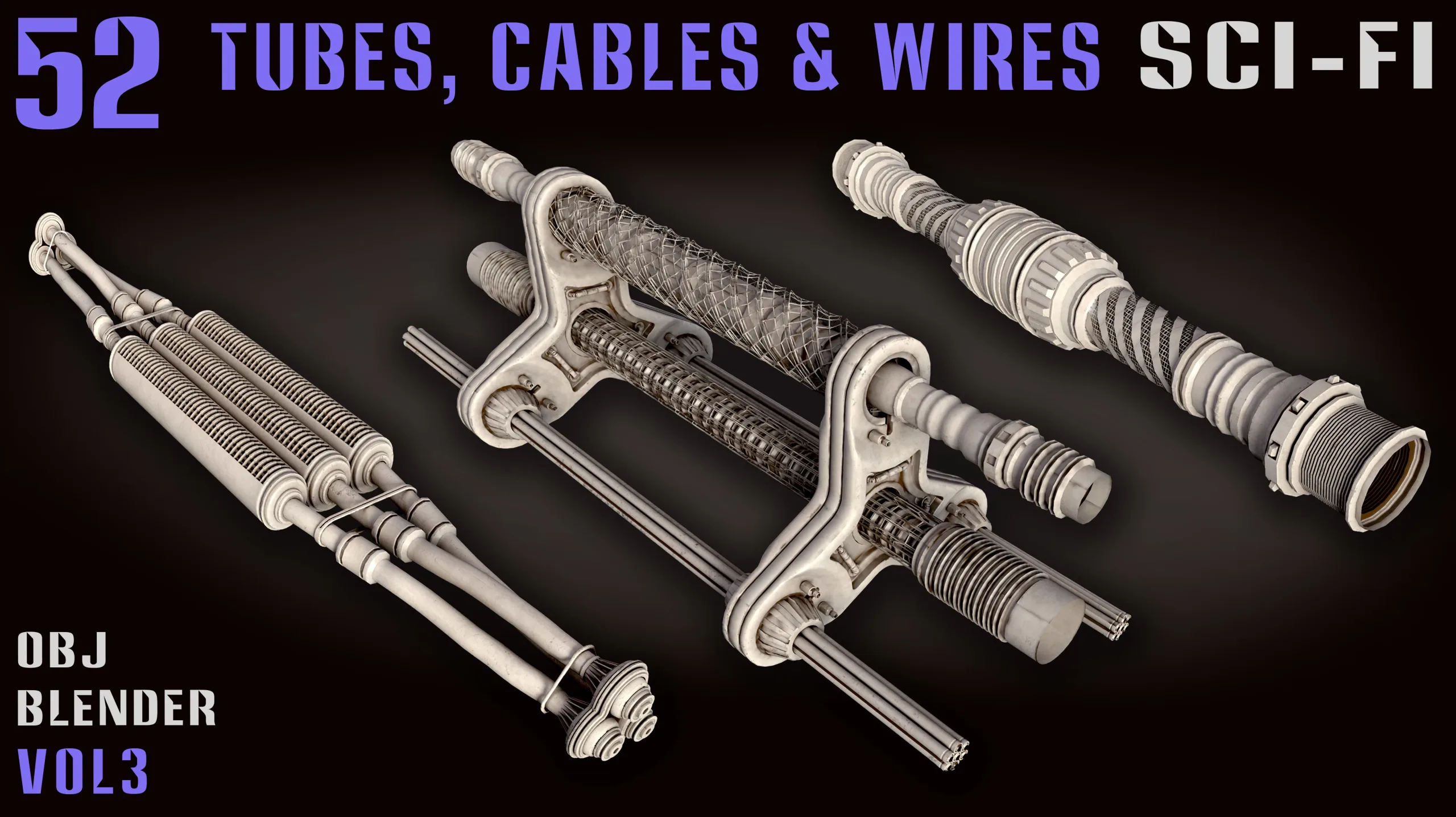 52 Sci-Fi Tubes, Cables & Wires - Vol. 3