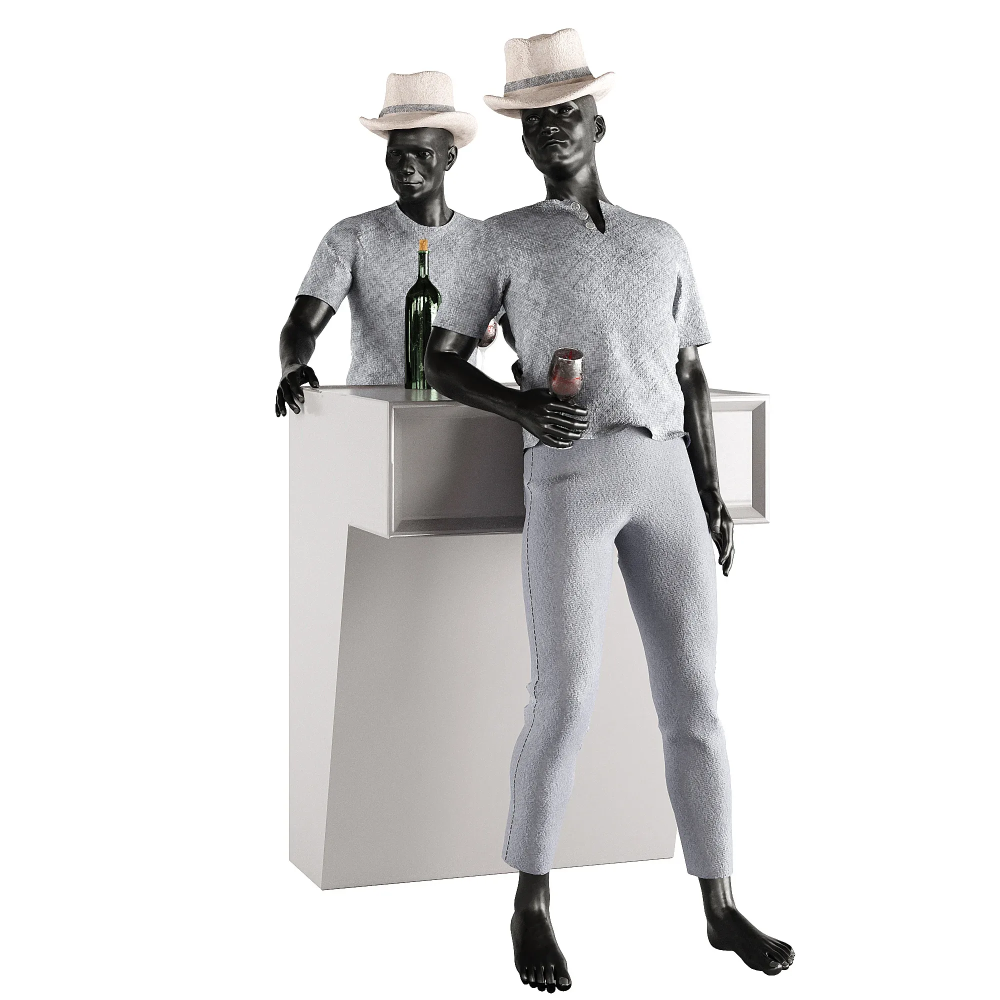 Realistic 3D Mannequin For Store Display and Advertising Vol 01