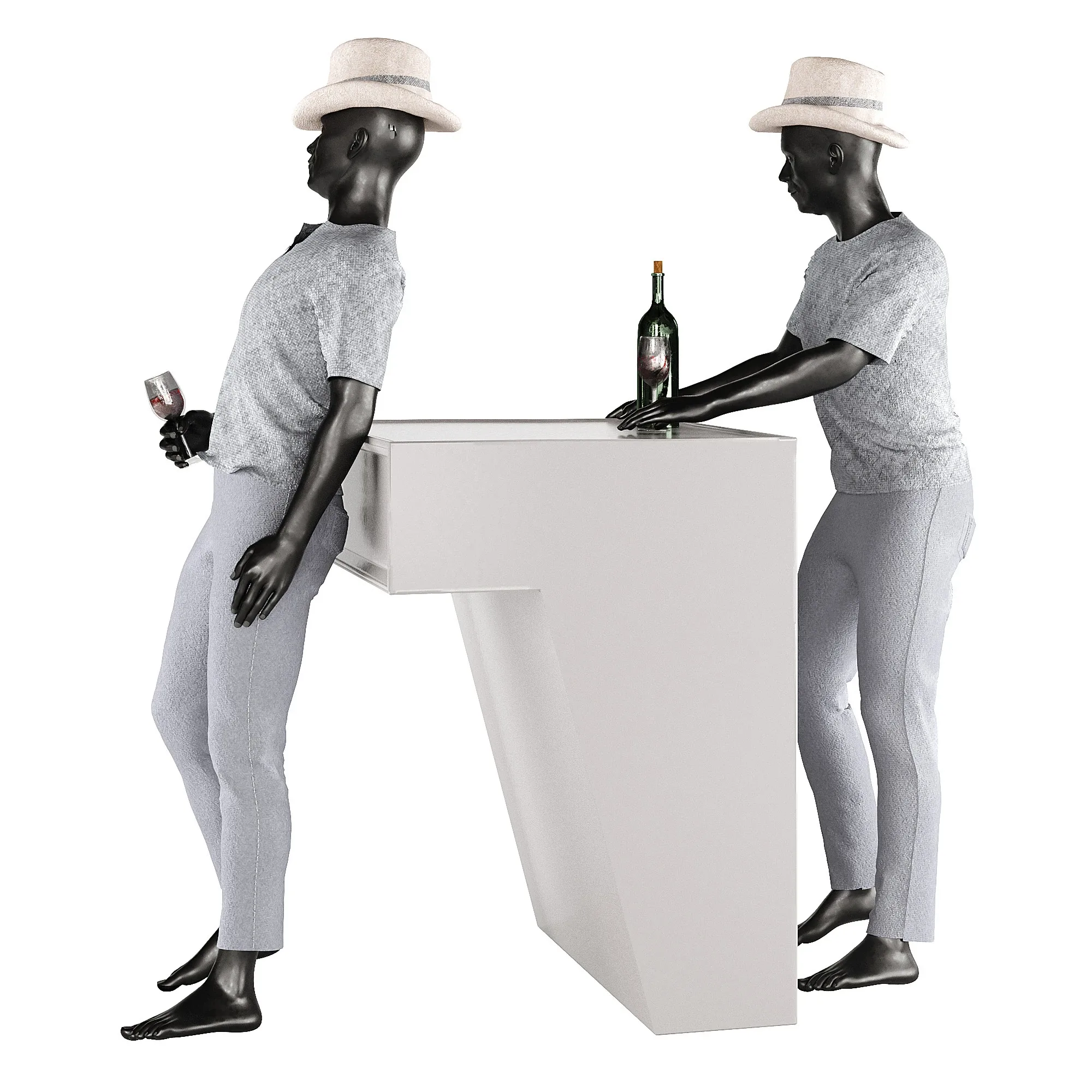 Realistic 3D Mannequin For Store Display and Advertising Vol 01