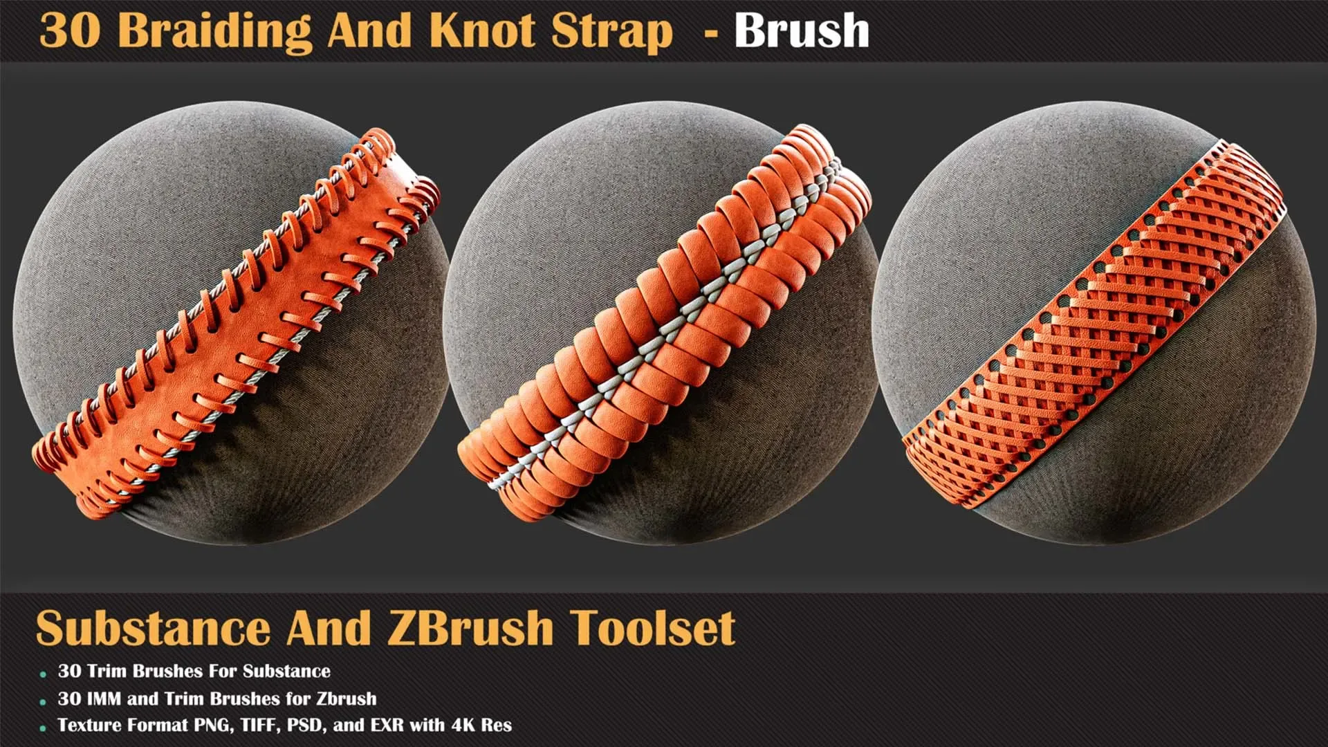 30 Braiding And Knot Strap - Brush