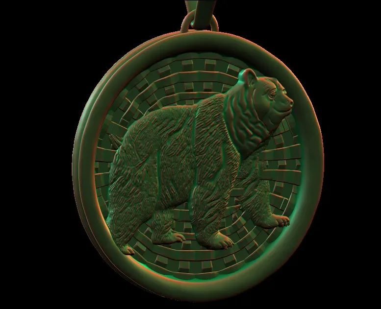 Bear Pendant Design