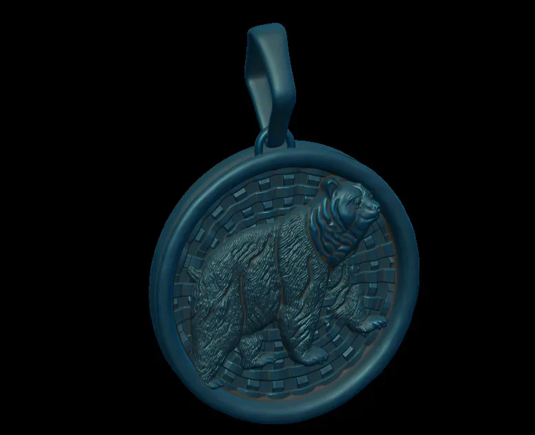 Bear Pendant Design