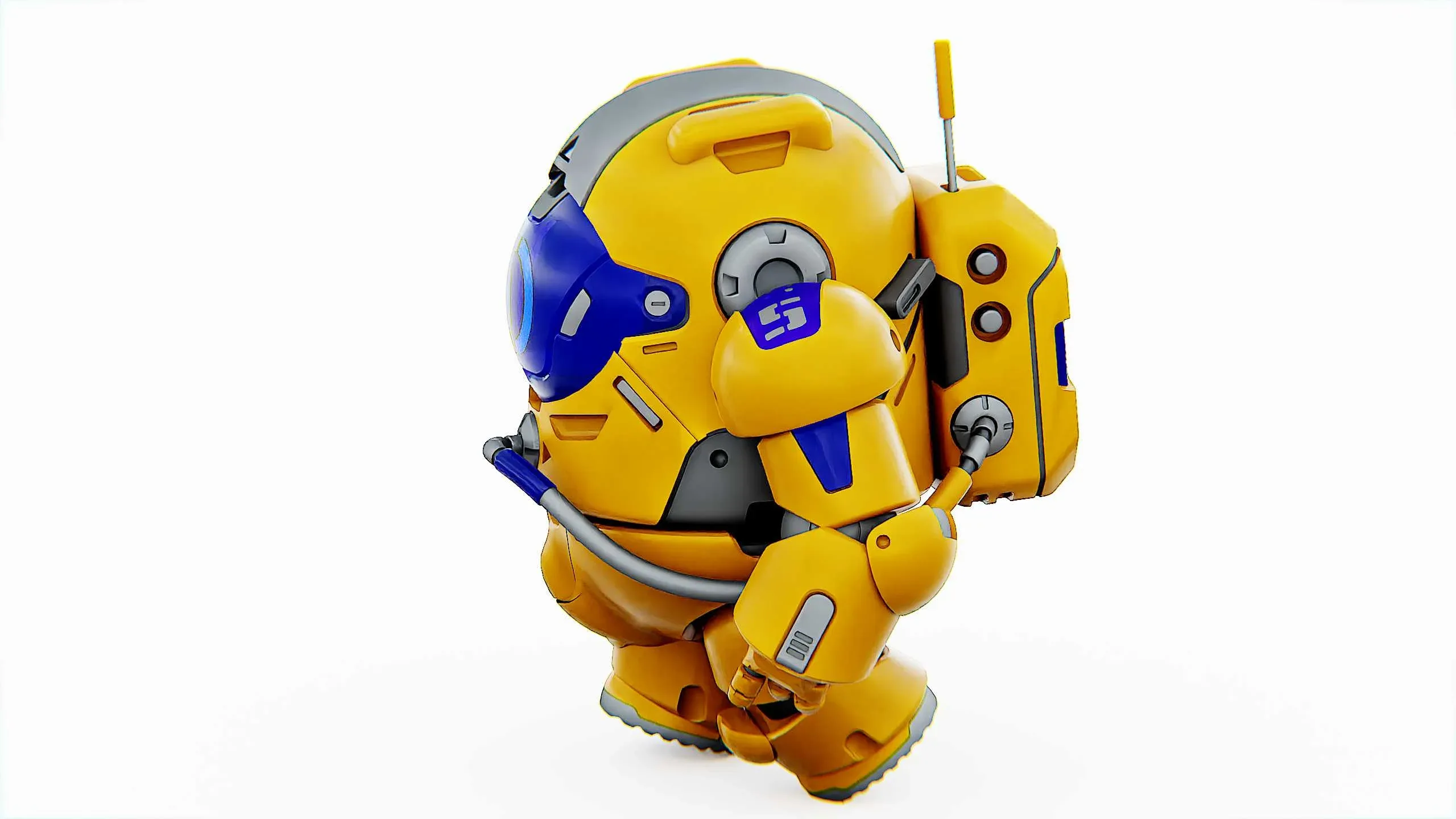 AMONG US CHARACTER-E  Auto-Rig Pro Rigged For Mixamo, Unreal Engine, Unity