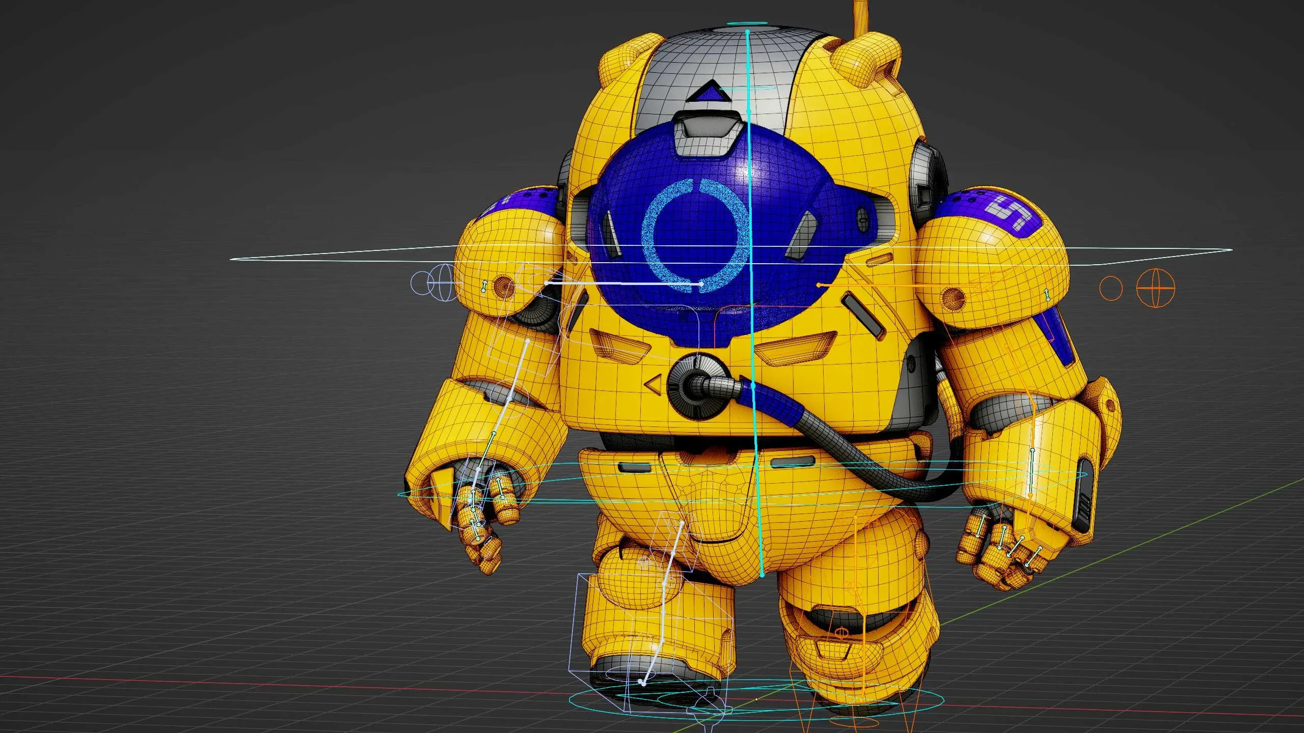 AMONG US CHARACTER-E  Auto-Rig Pro Rigged For Mixamo, Unreal Engine, Unity