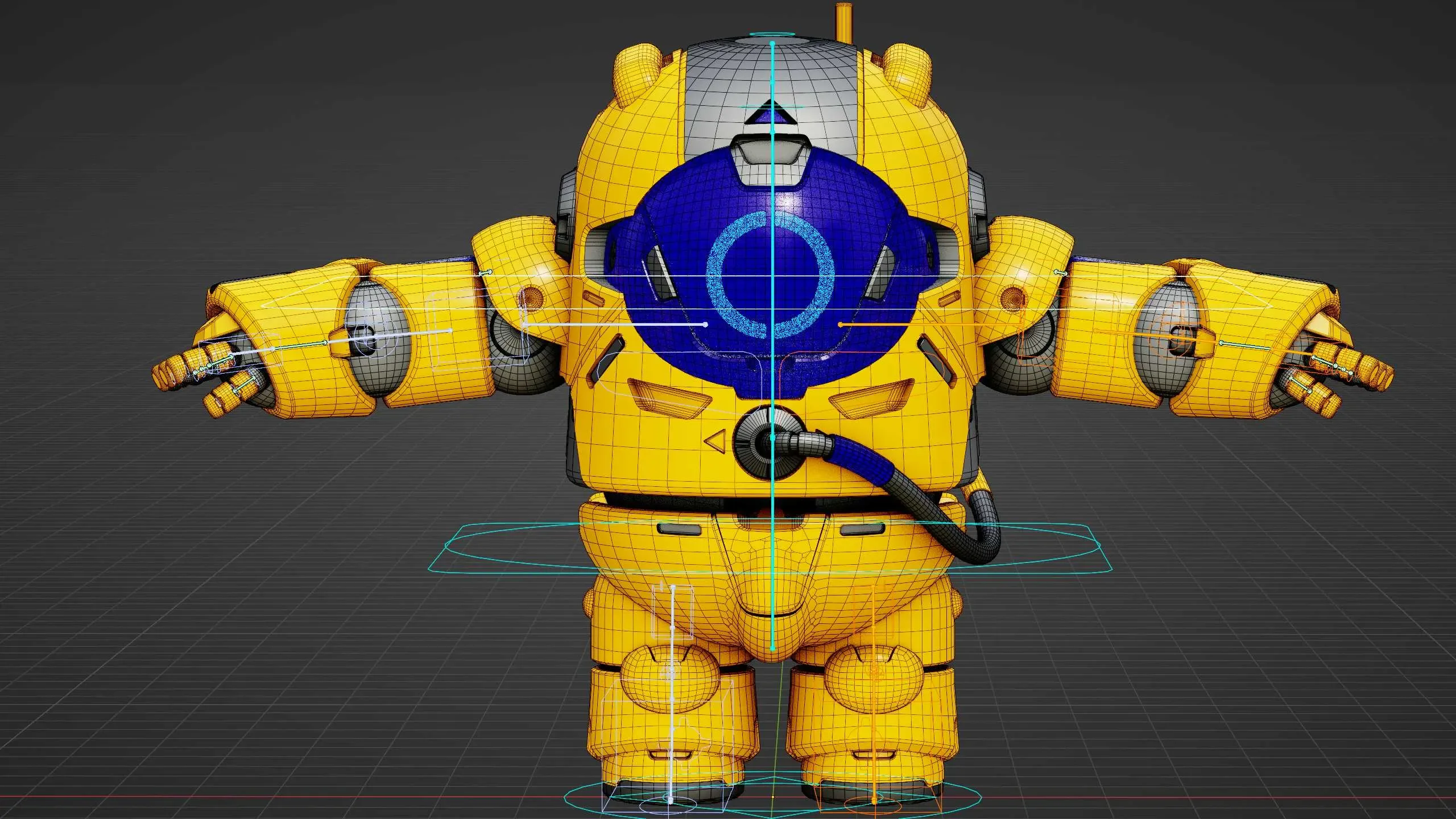 AMONG US CHARACTER-E  Auto-Rig Pro Rigged For Mixamo, Unreal Engine, Unity