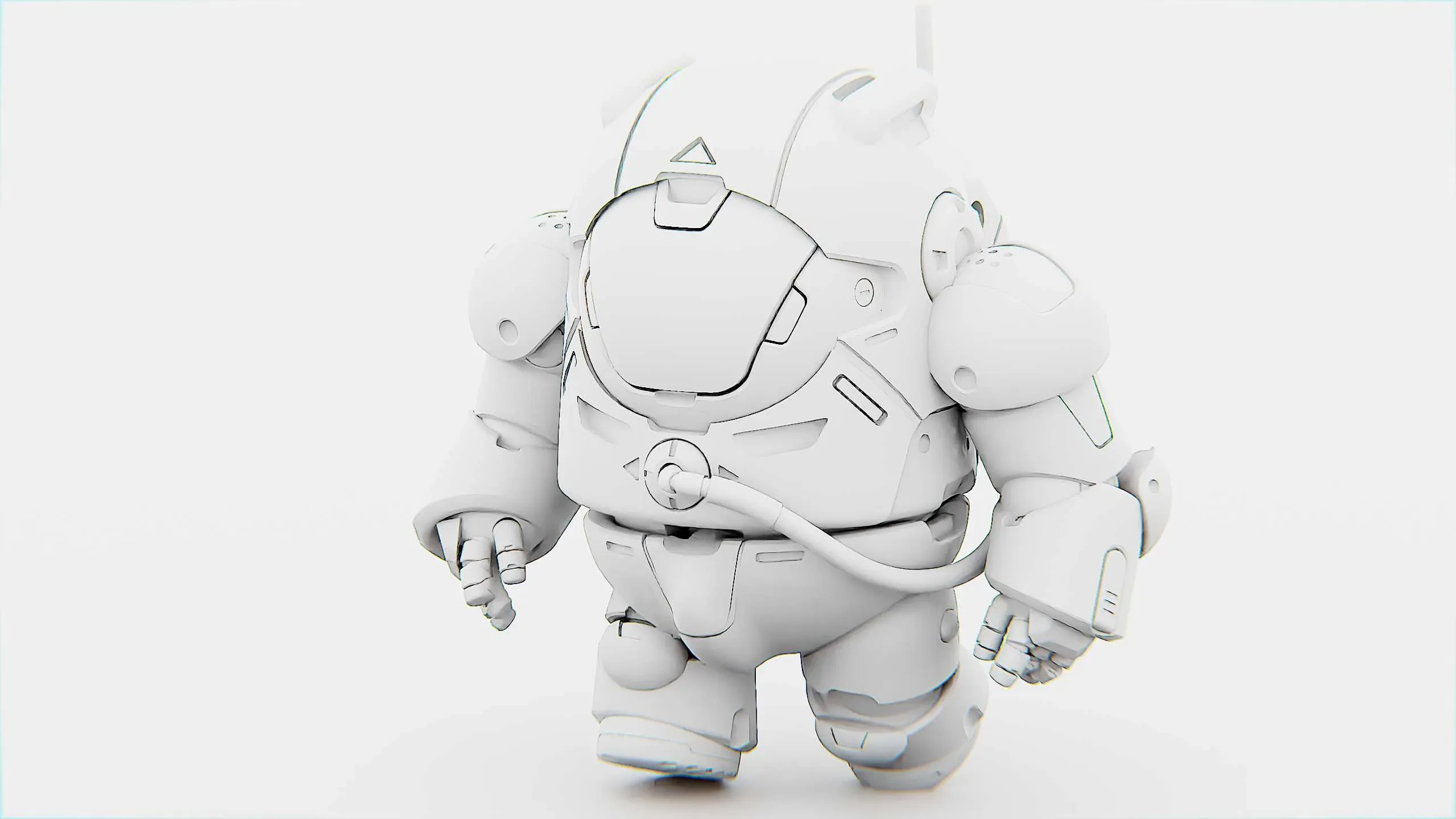 AMONG US CHARACTER-E  Auto-Rig Pro Rigged For Mixamo, Unreal Engine, Unity