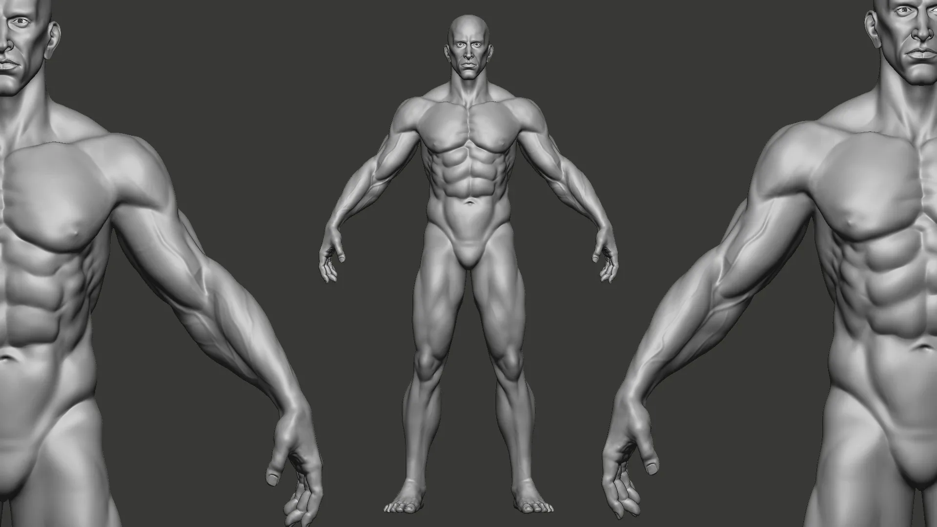 Superhero 3D Base Mesh