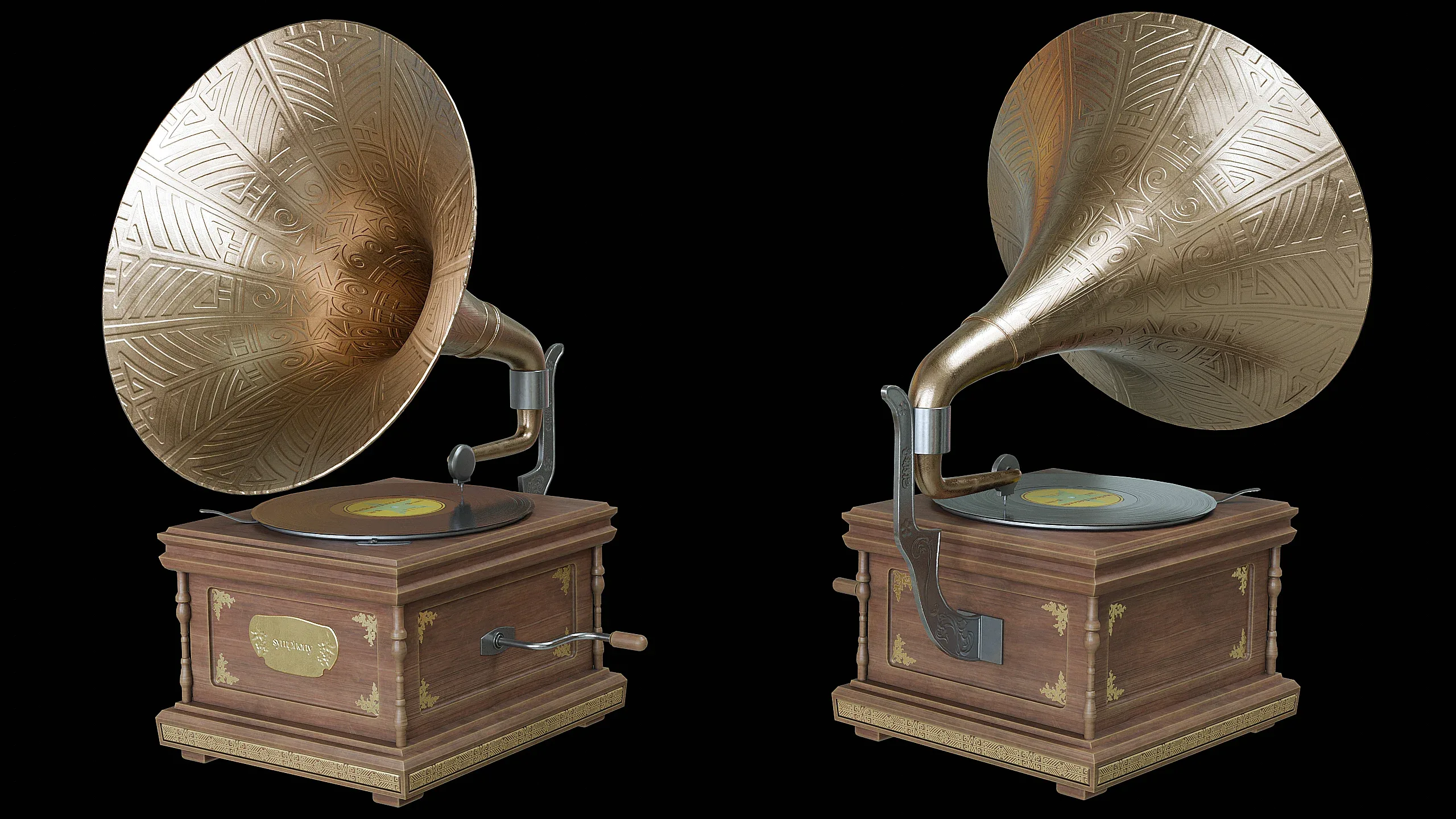Creating a Gramophone in Blender and Substance Painter