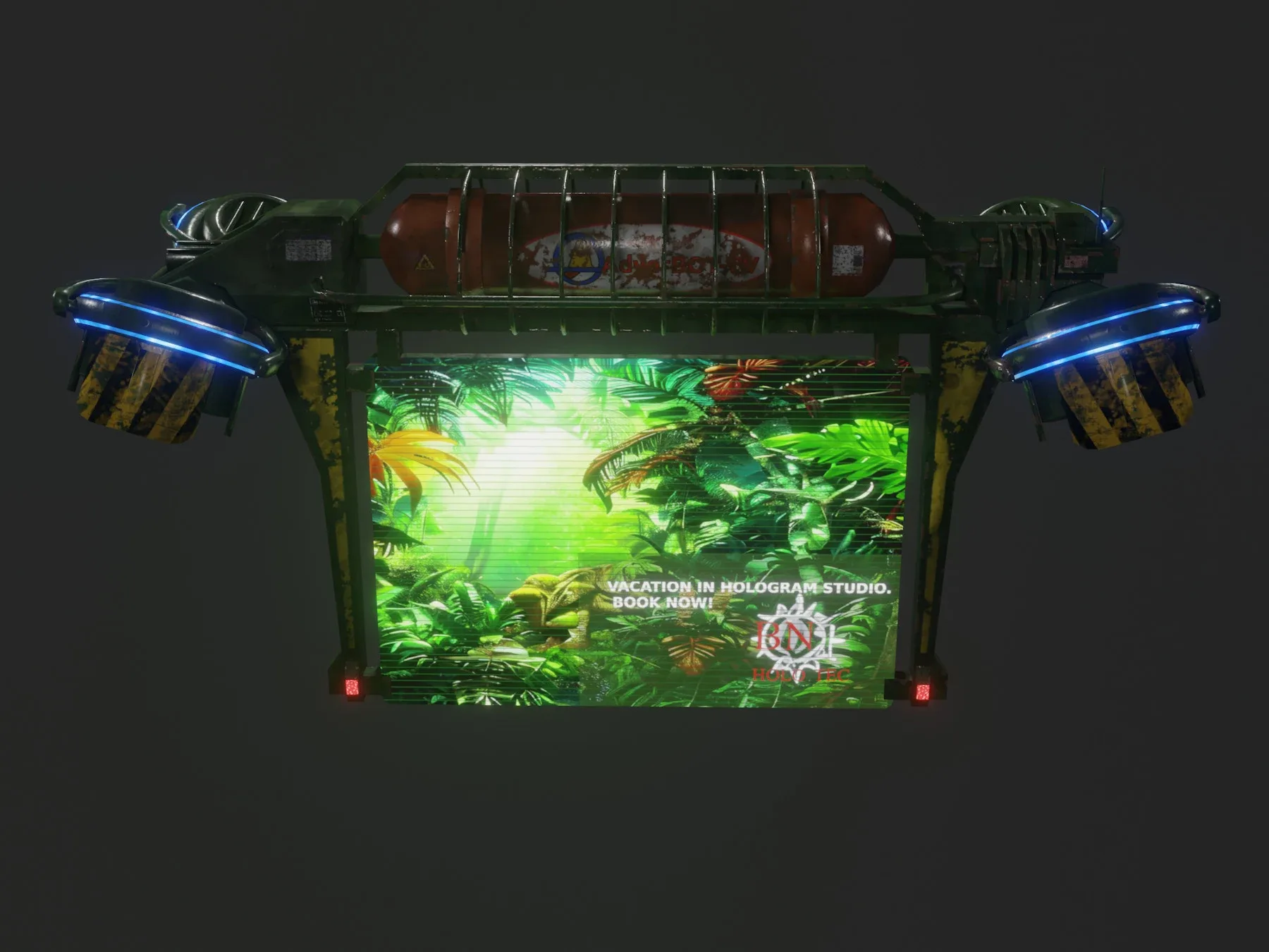 Sci Fi Advertising Drone