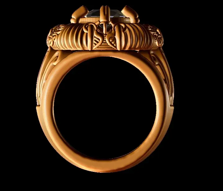Oval Diamond  Ornament Ring