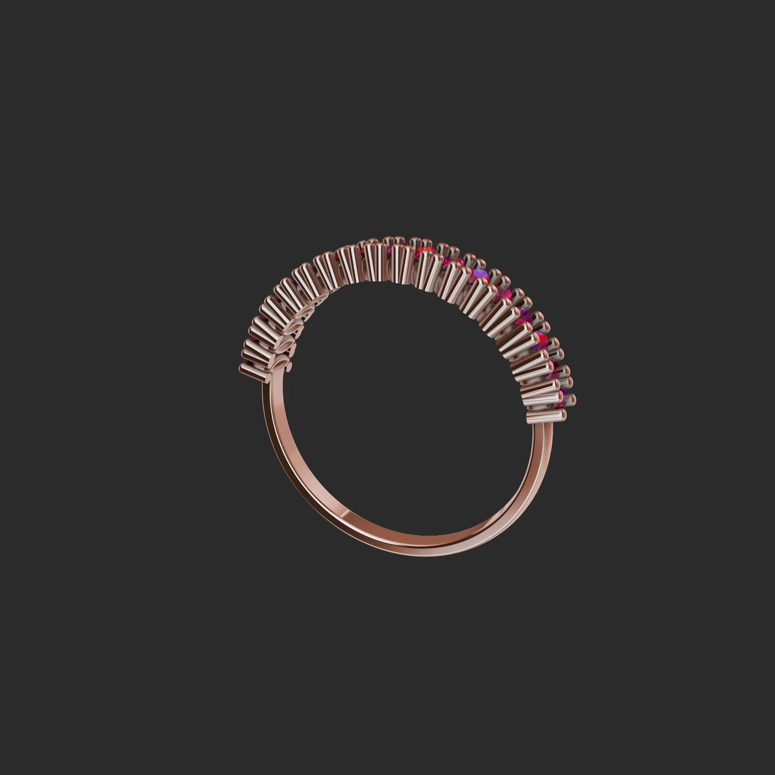 Marquise Diamond Half Eternity Ring