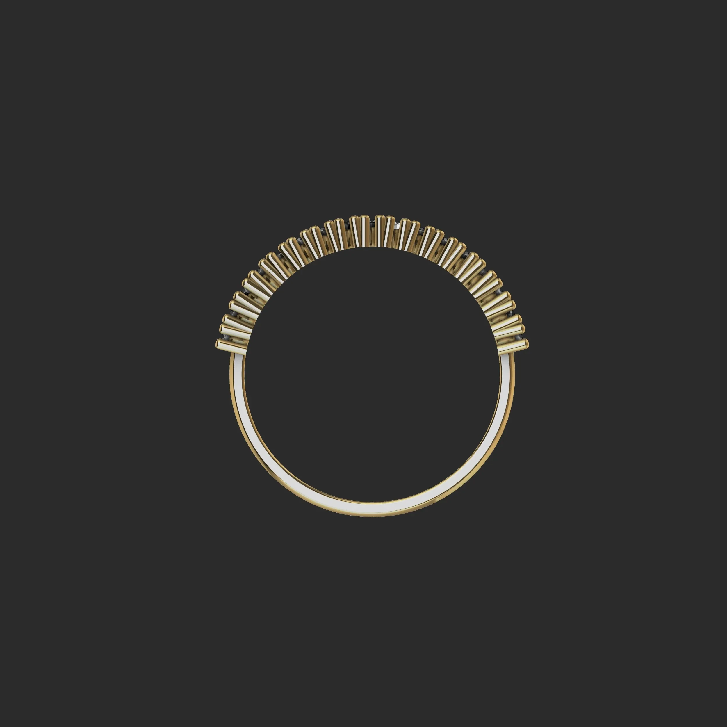 Marquise Diamond Half Eternity Ring