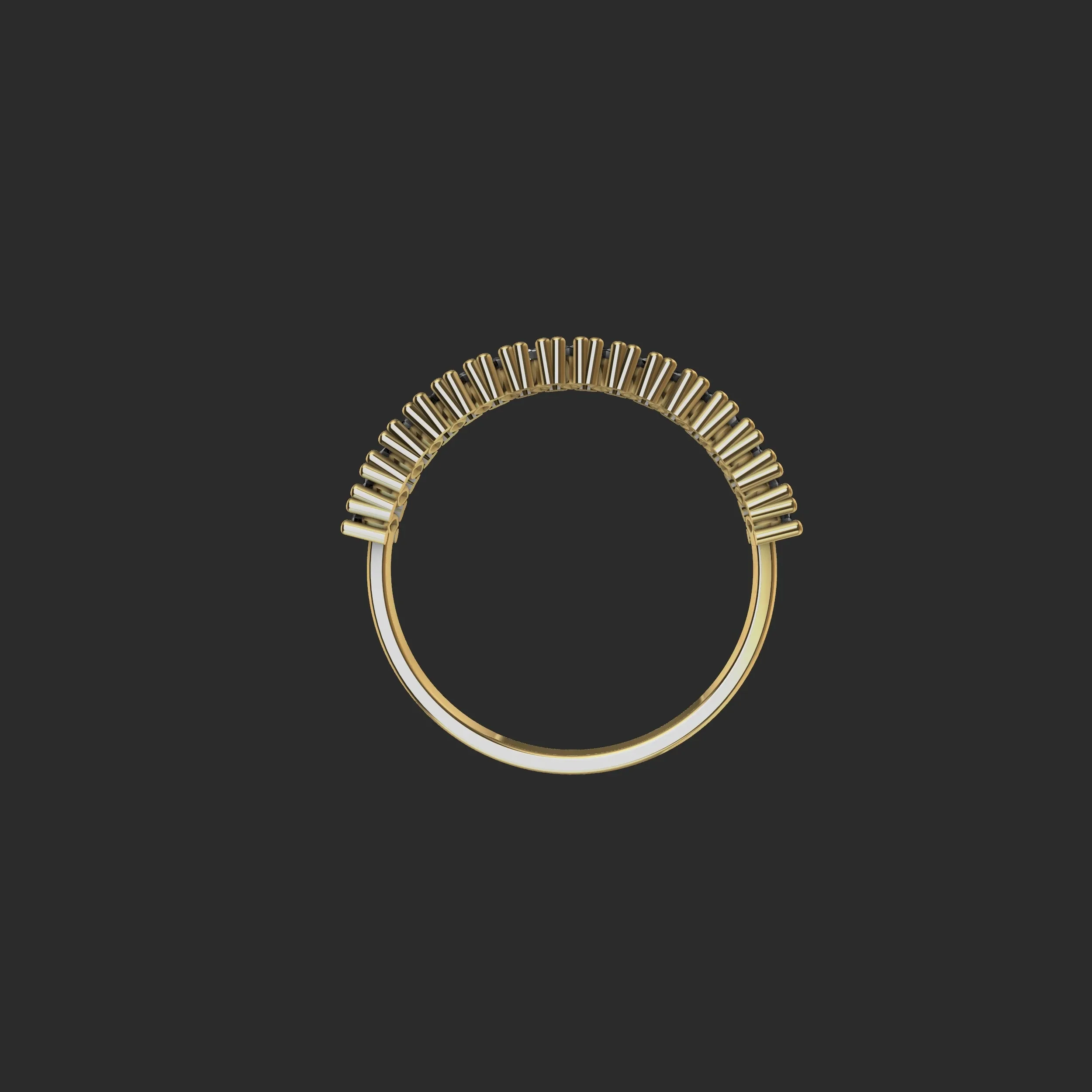 Marquise Diamond Half Eternity Ring