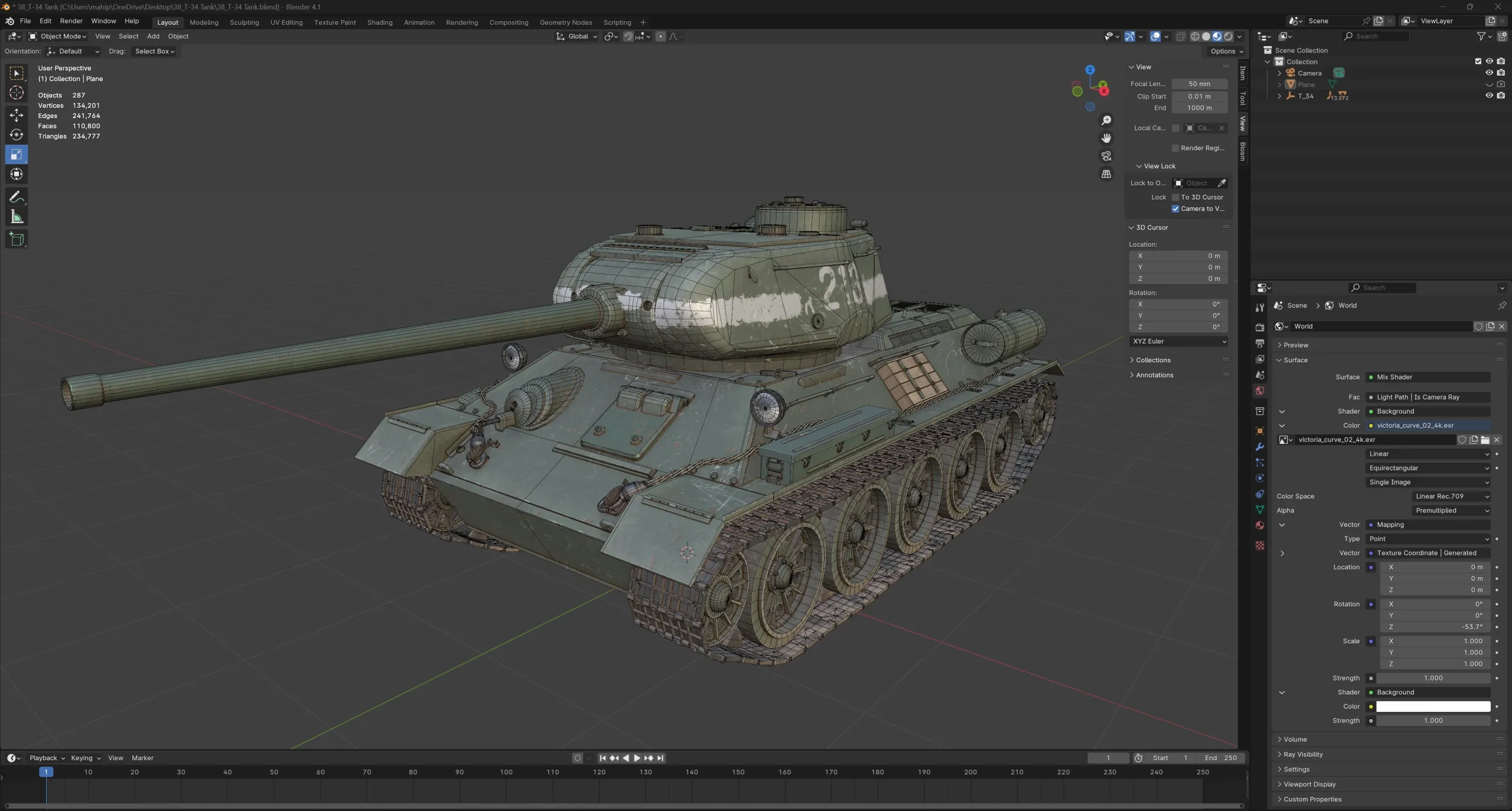 T 34 Soviet Medium Tank model