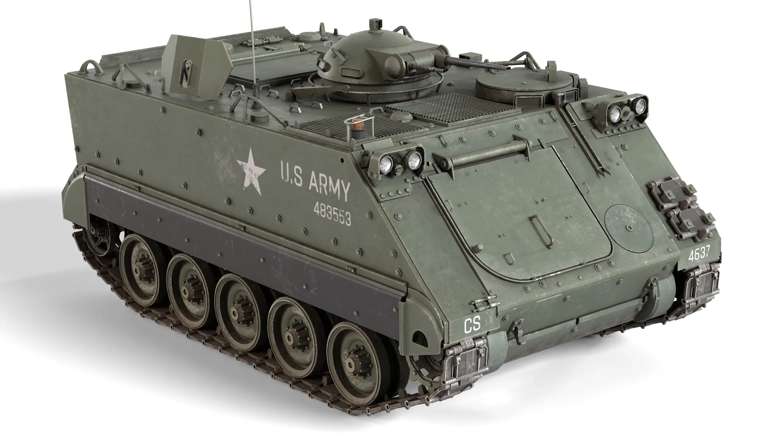 5 Military Vehicles Collection v13