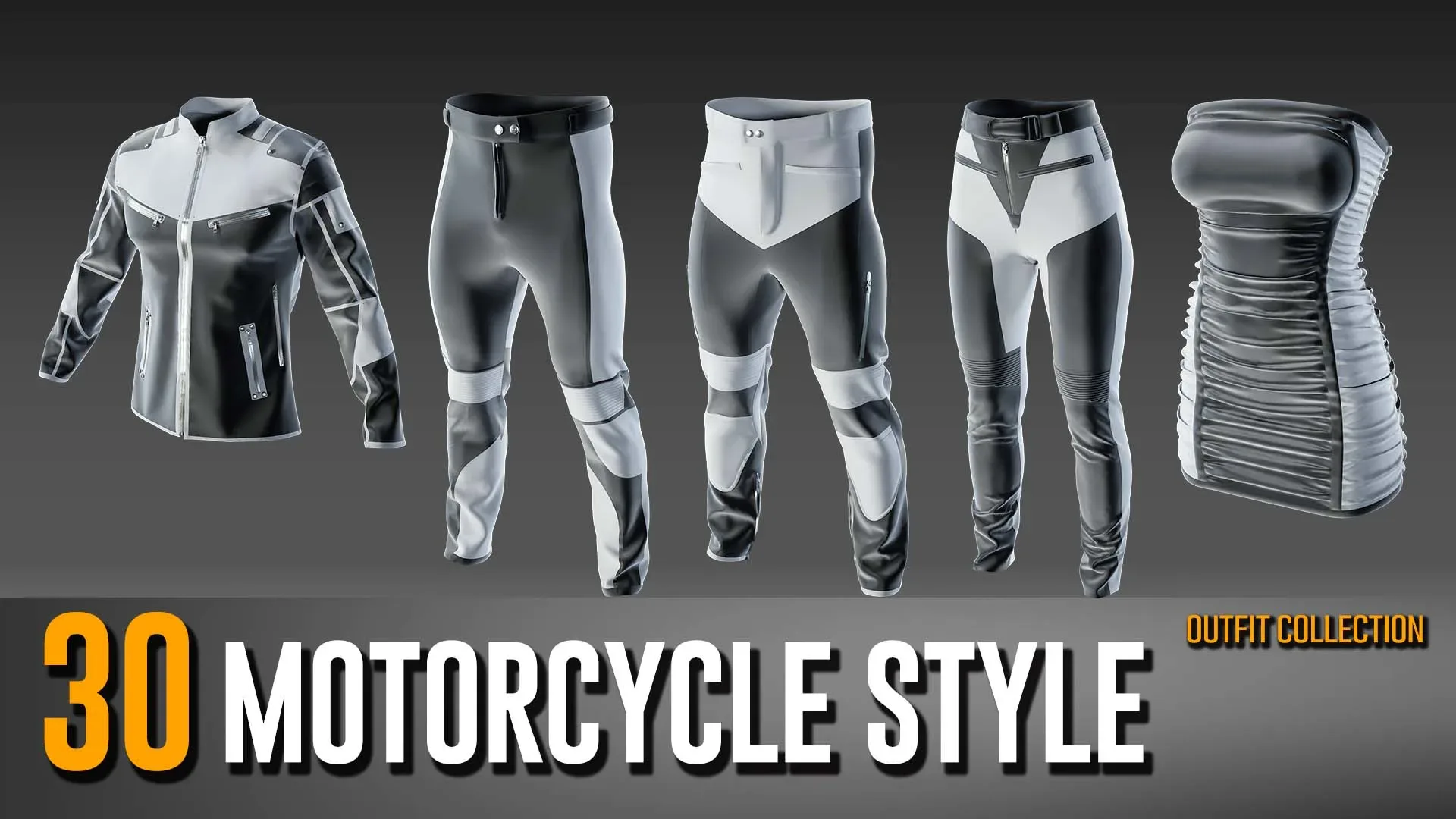30 Motorcycle Style Wear Collection for Men and Women- VOL 18