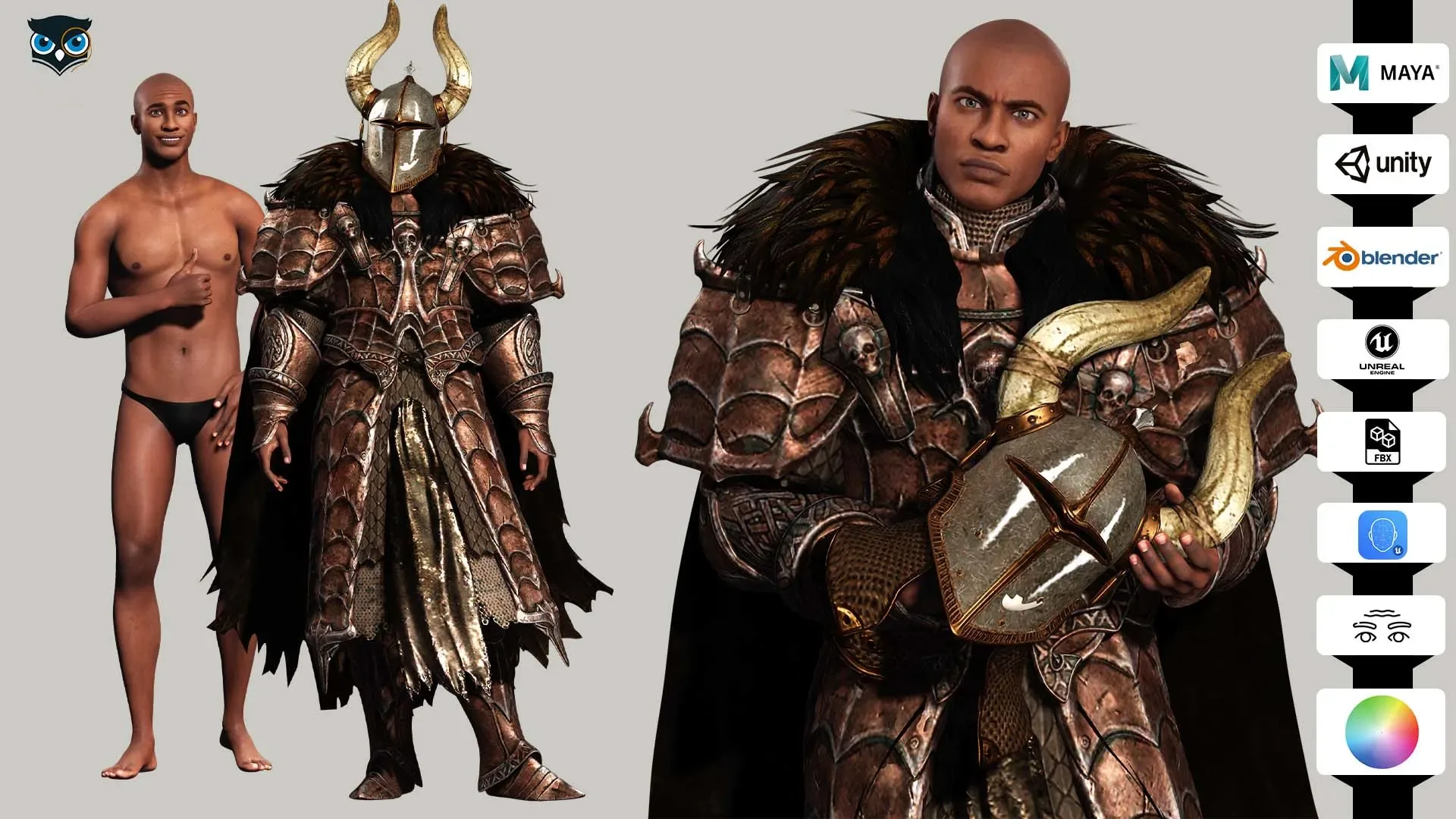 Marcus - Guardian of Thrones Game-Ready