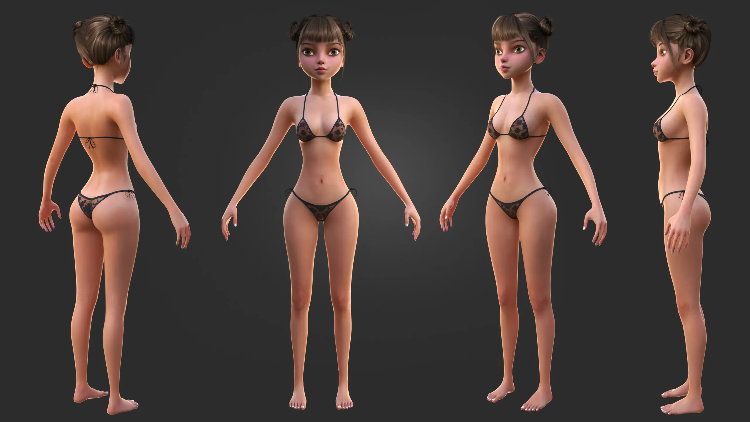 Female cartoon character