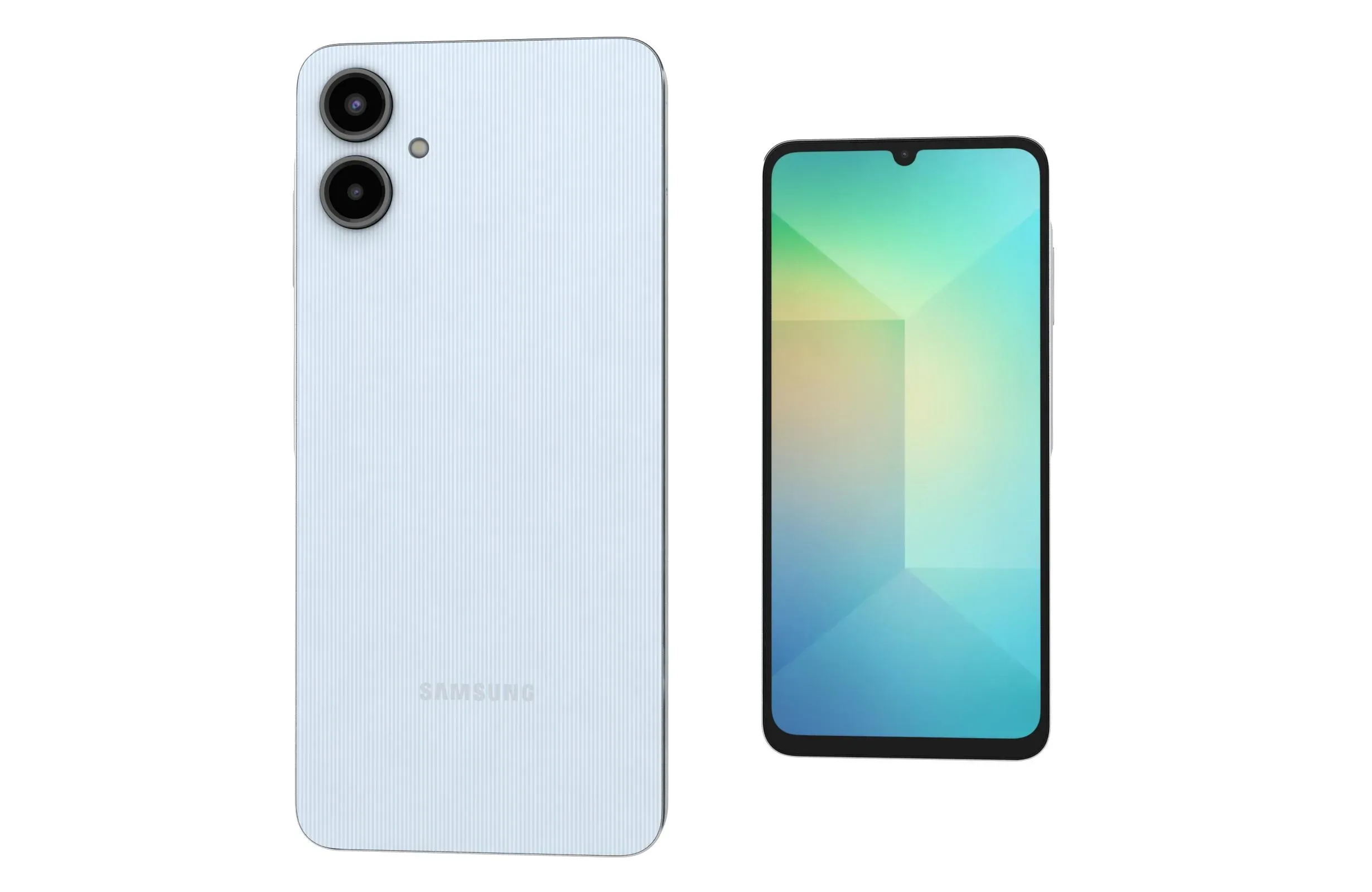 Samsung Galaxy A06 Light Blue - FlippedNormals