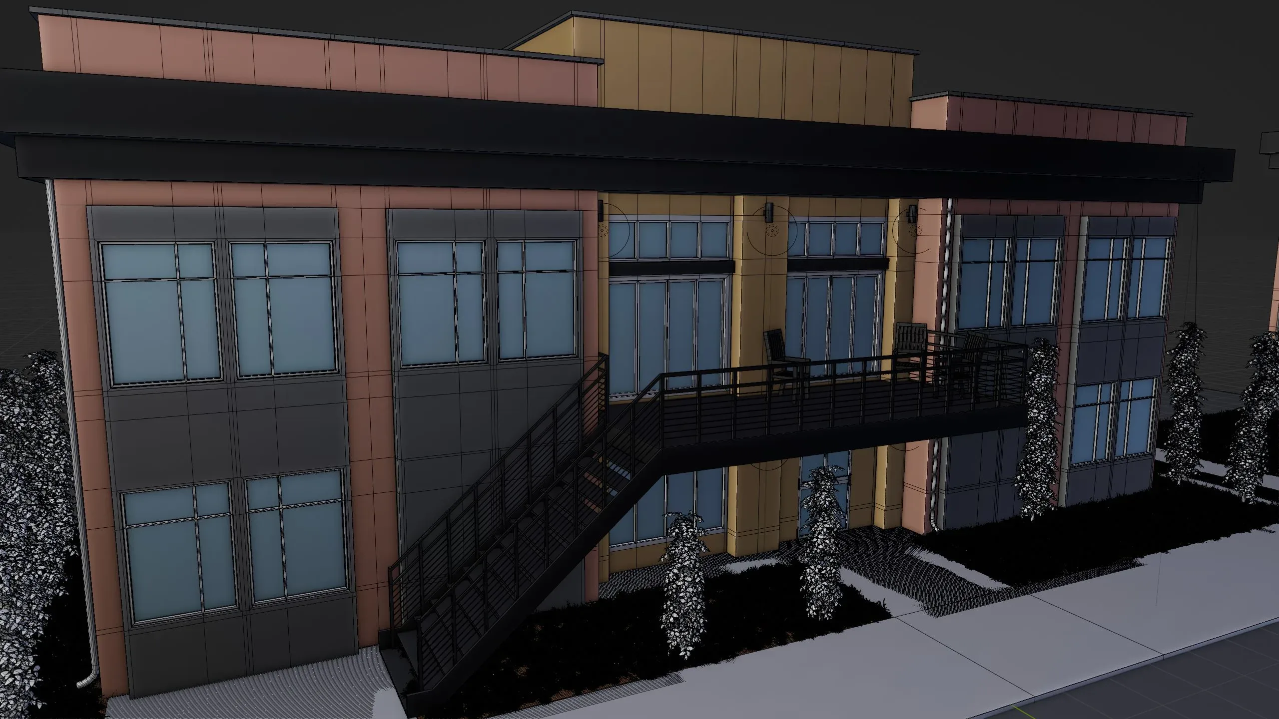 Industrial Building - Blender