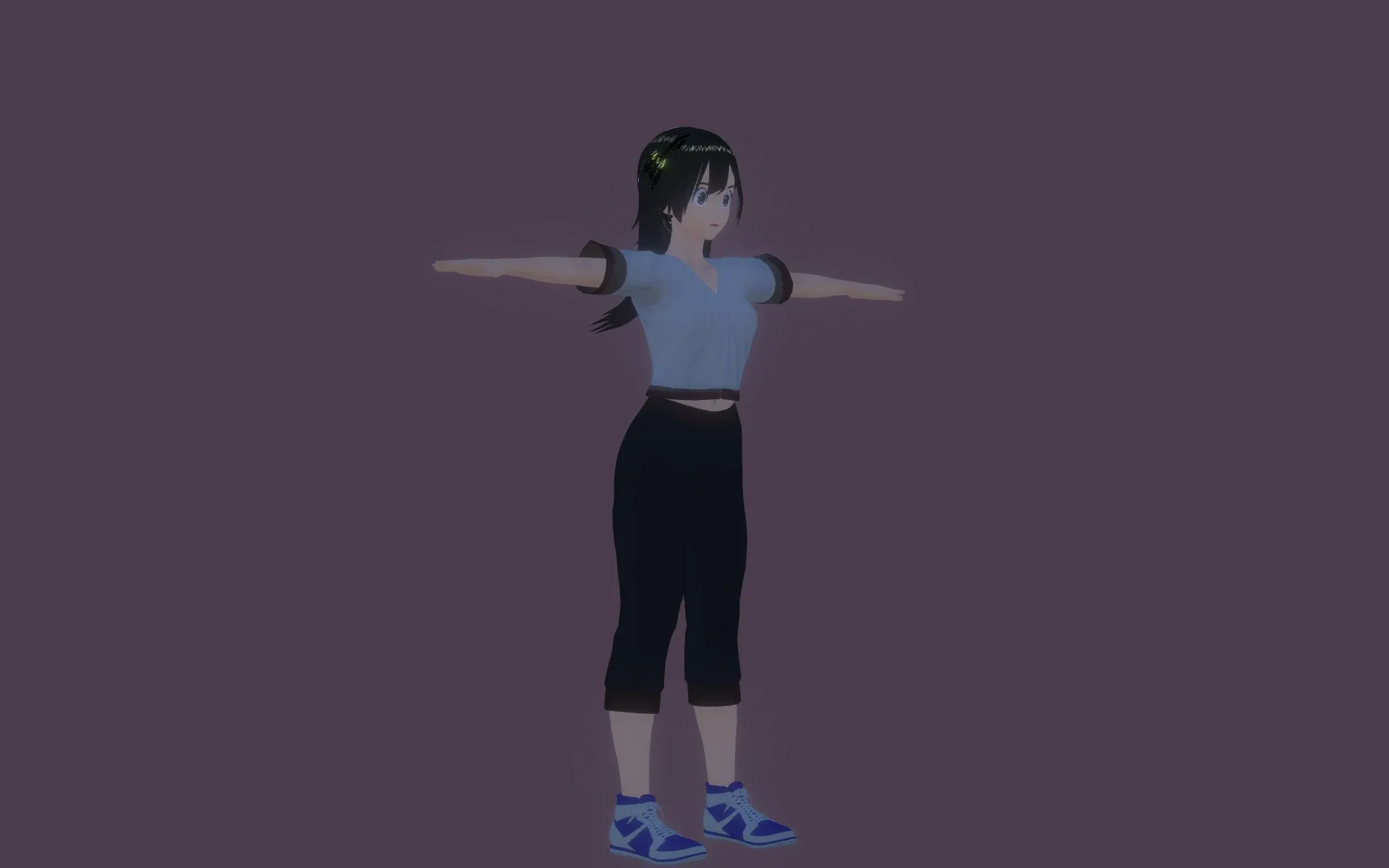 3DsMax Biped model miyu