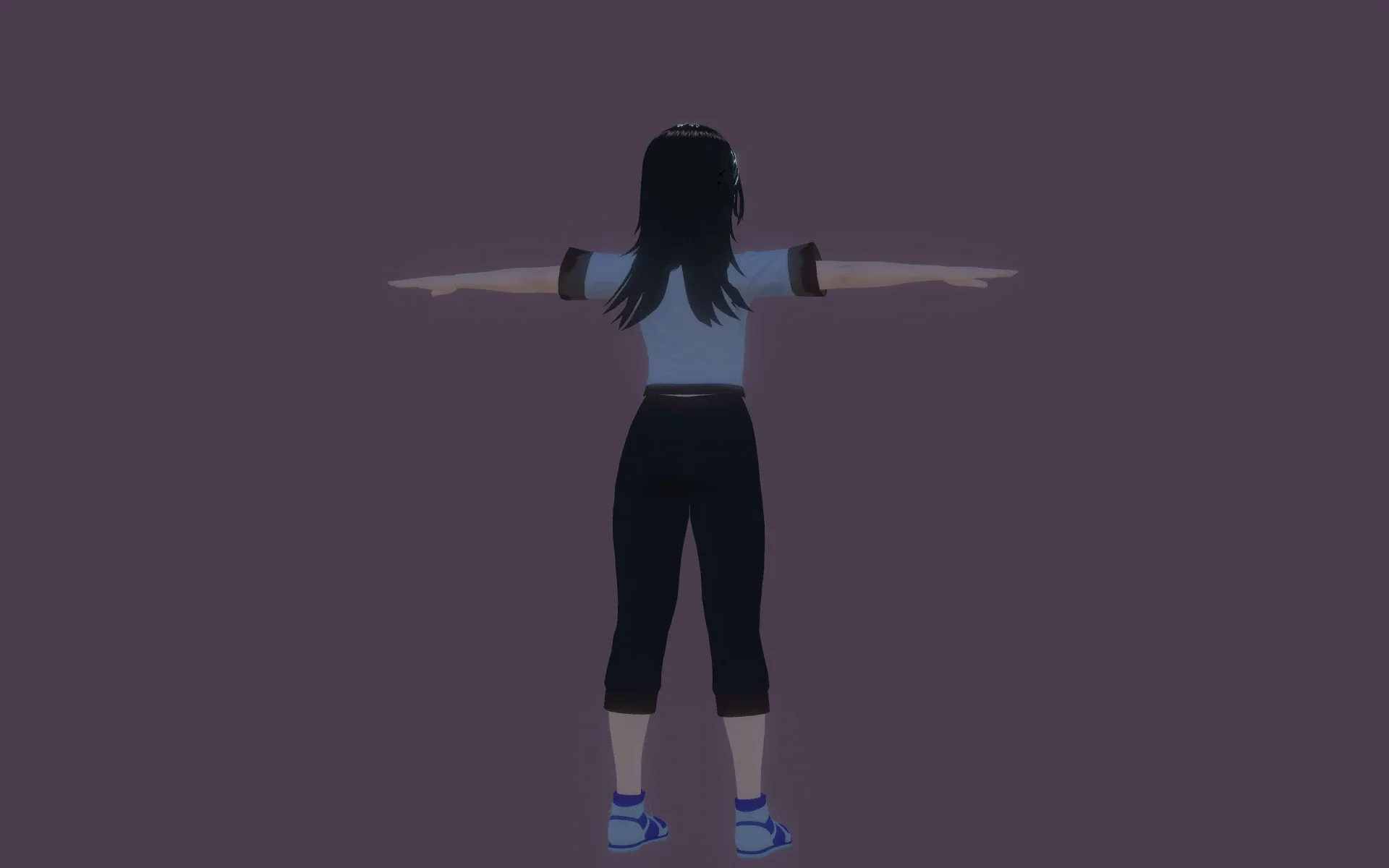 3DsMax Biped model miyu