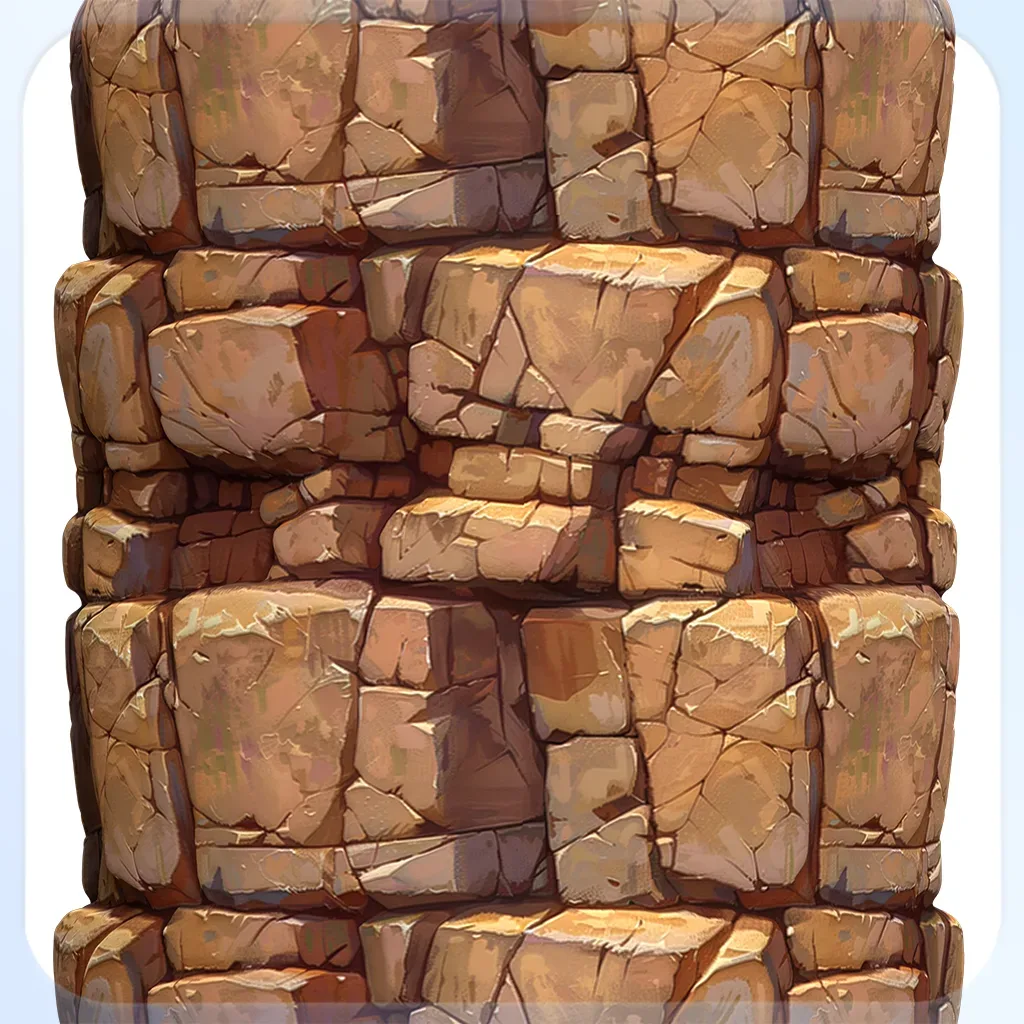 Stylized Wall Seamless Texture