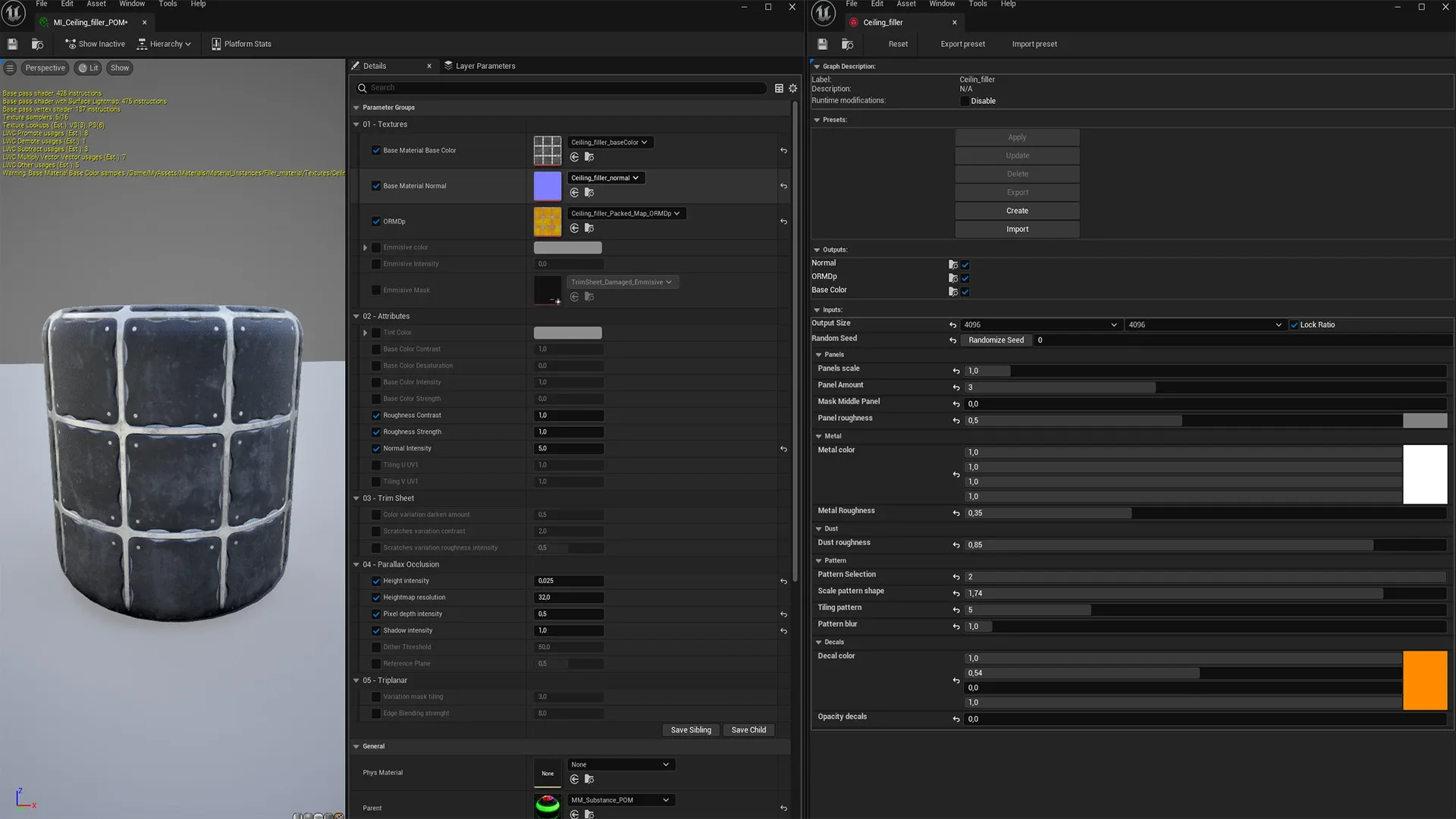 Procedural Sci-fi Materials Pack