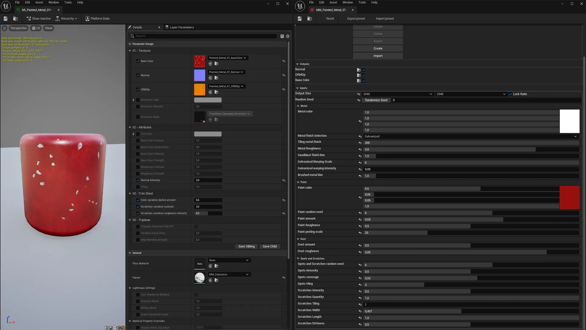 Procedural Sci-fi Materials Pack
