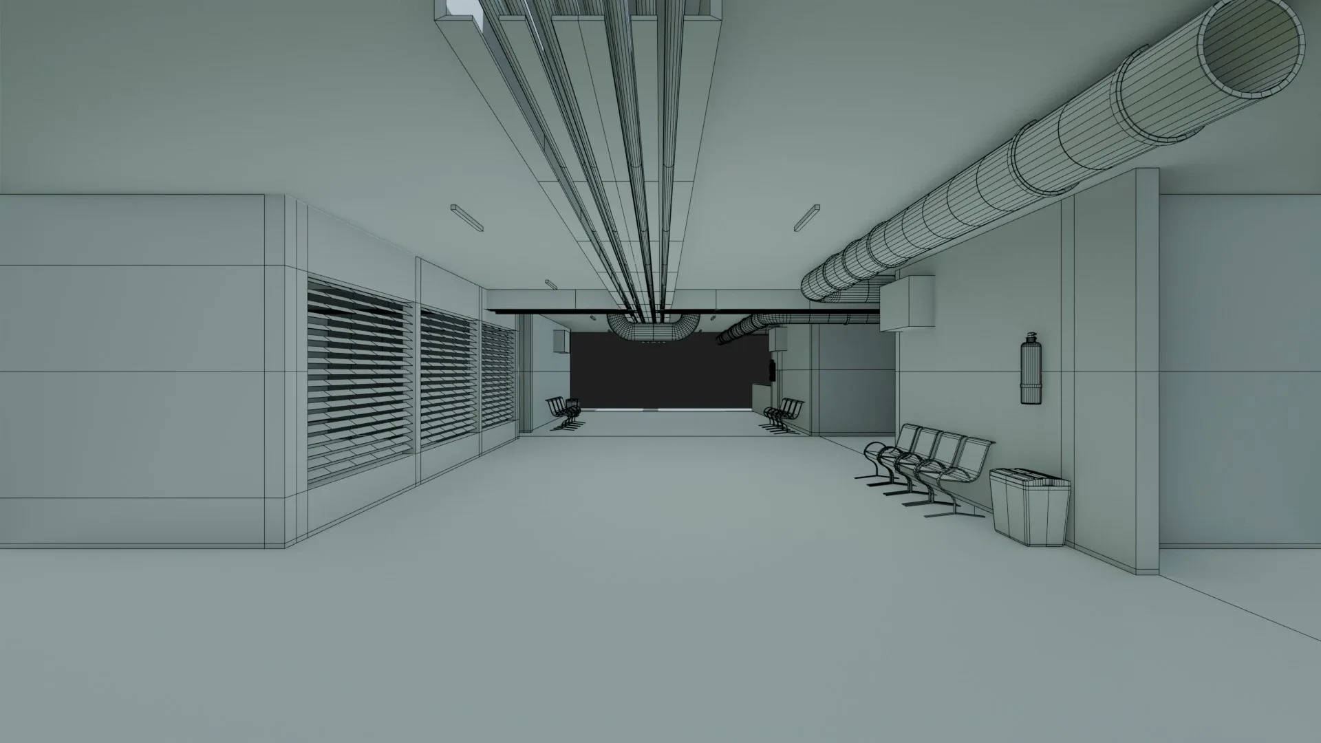 Basement Area - Low Poly - Game Ready - PBR
