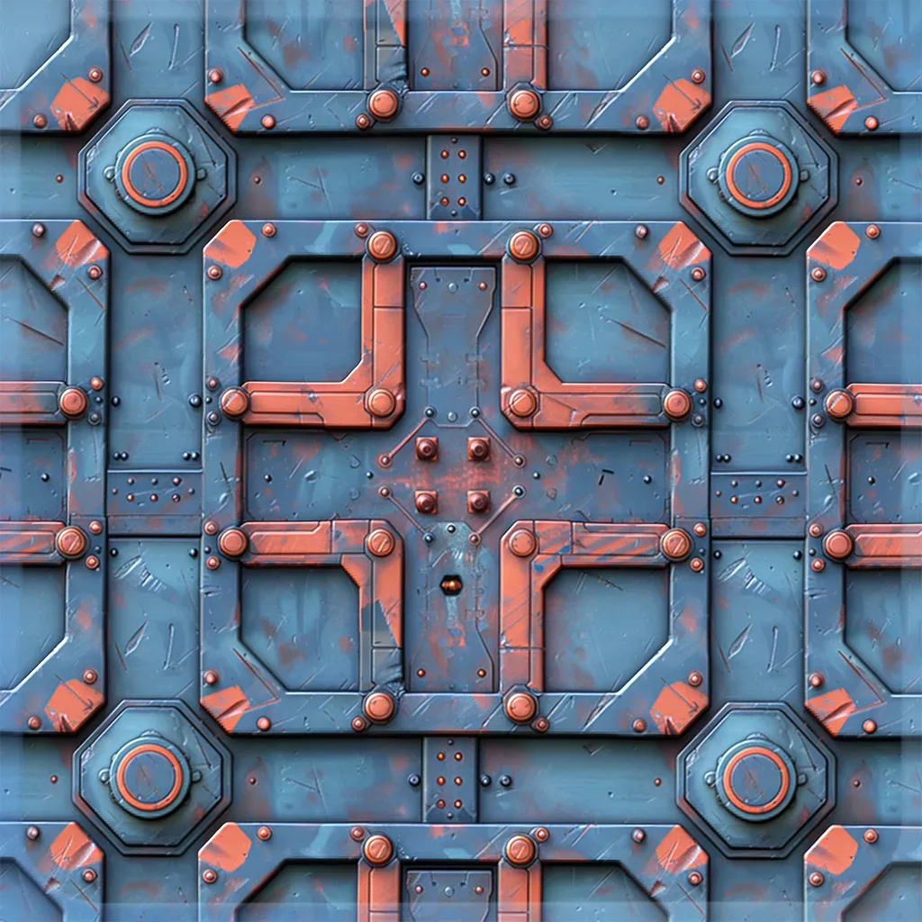 Sci-FI Seamless Texture