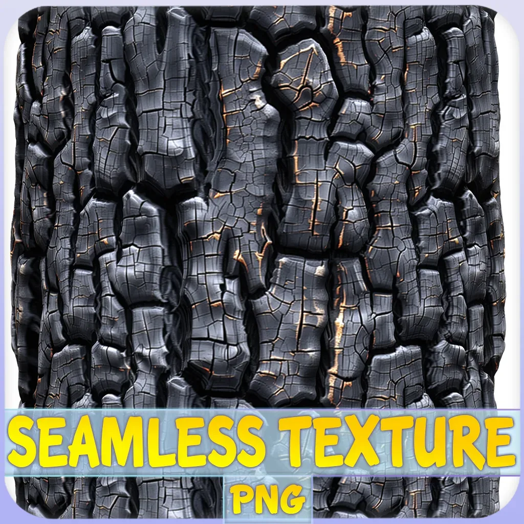 Charcoal Wood Seamless Texture