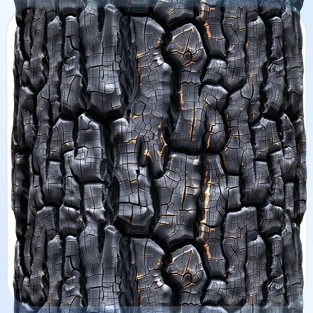 Charcoal Wood Seamless Texture
