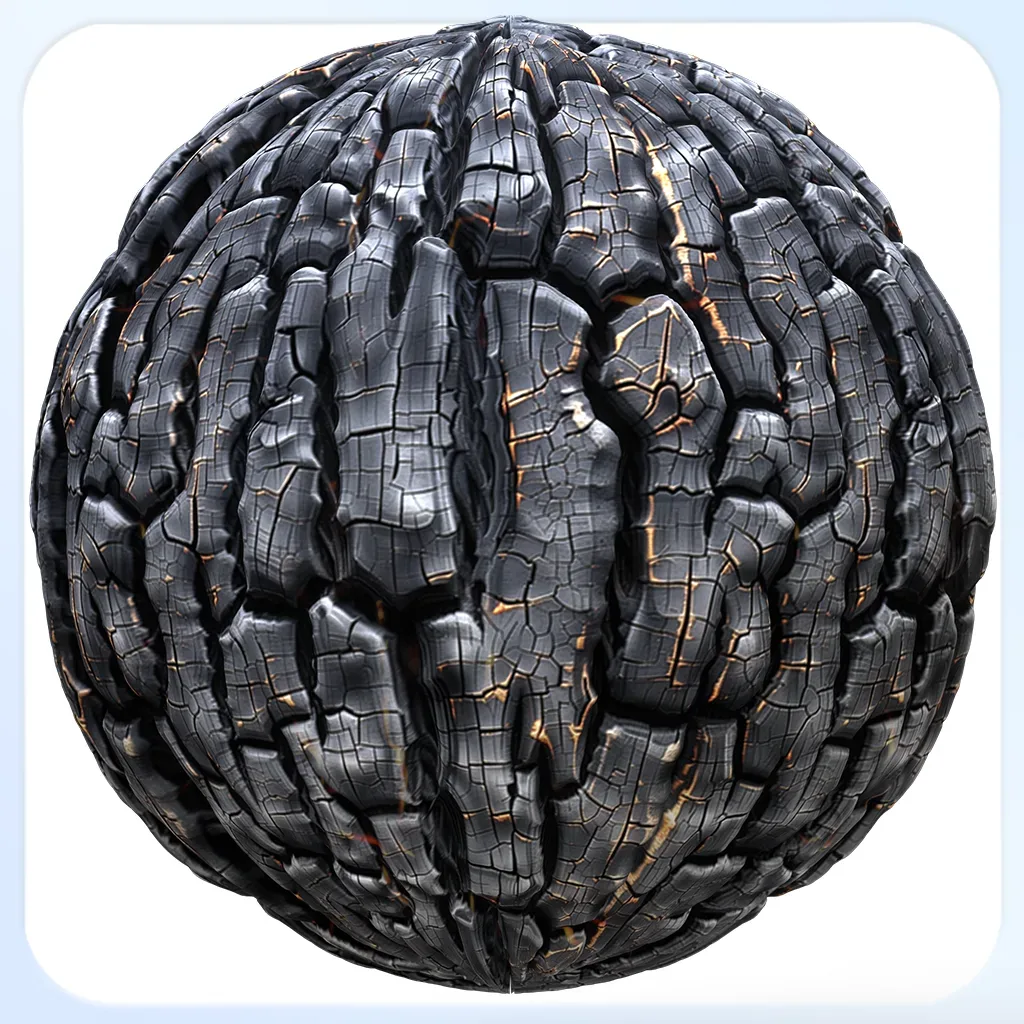 Charcoal Wood Seamless Texture
