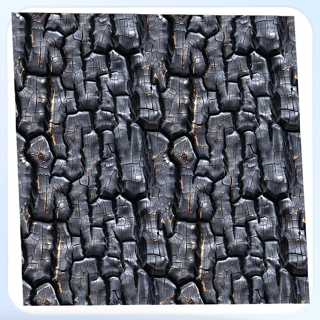 Charcoal Wood Seamless Texture