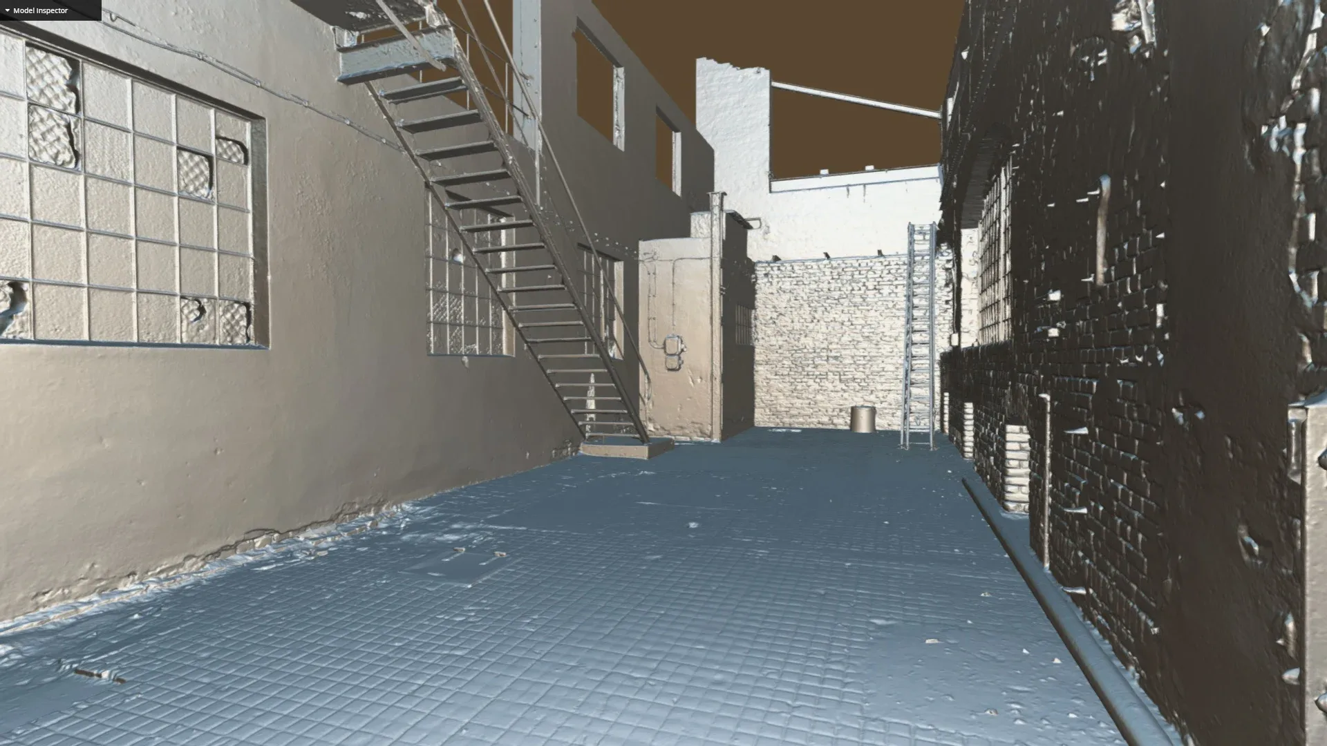 Alley, dead end