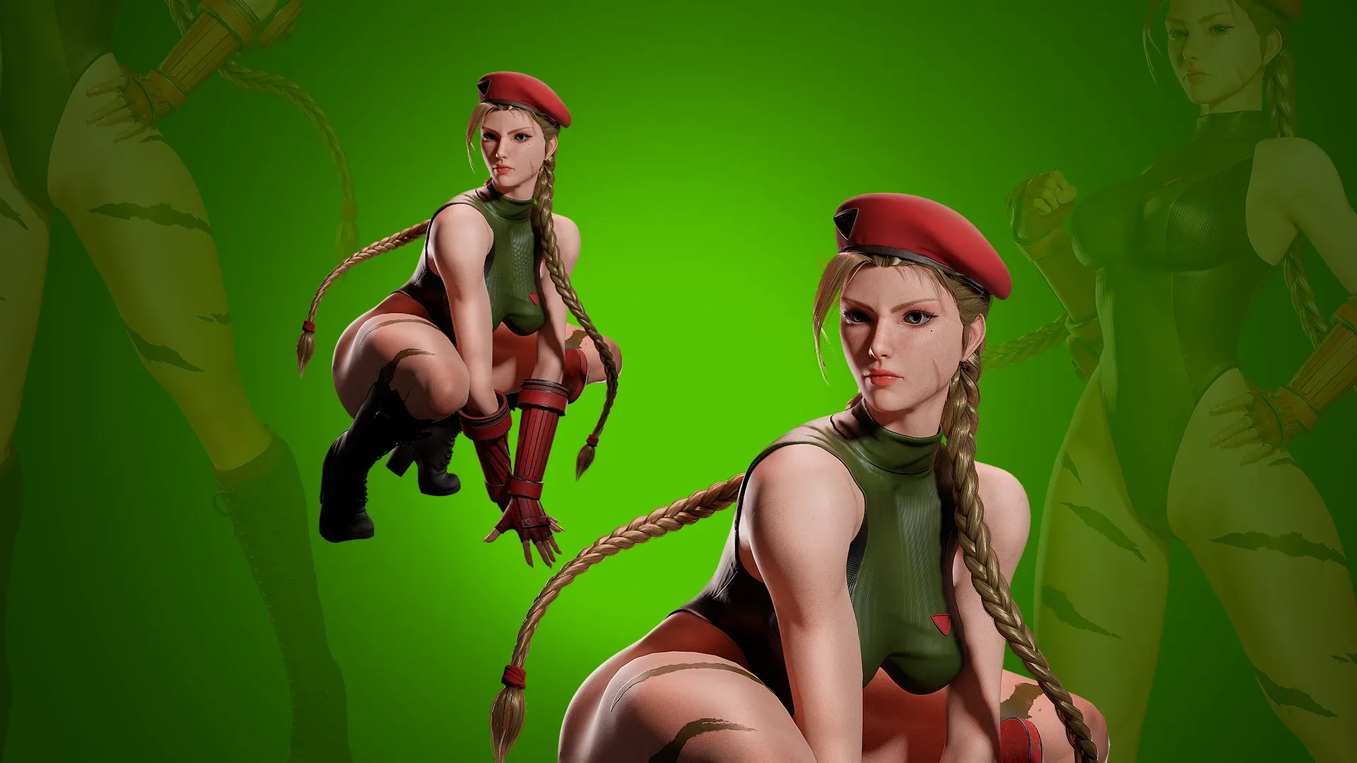 Cammy White - Game Ready 3d model UE4