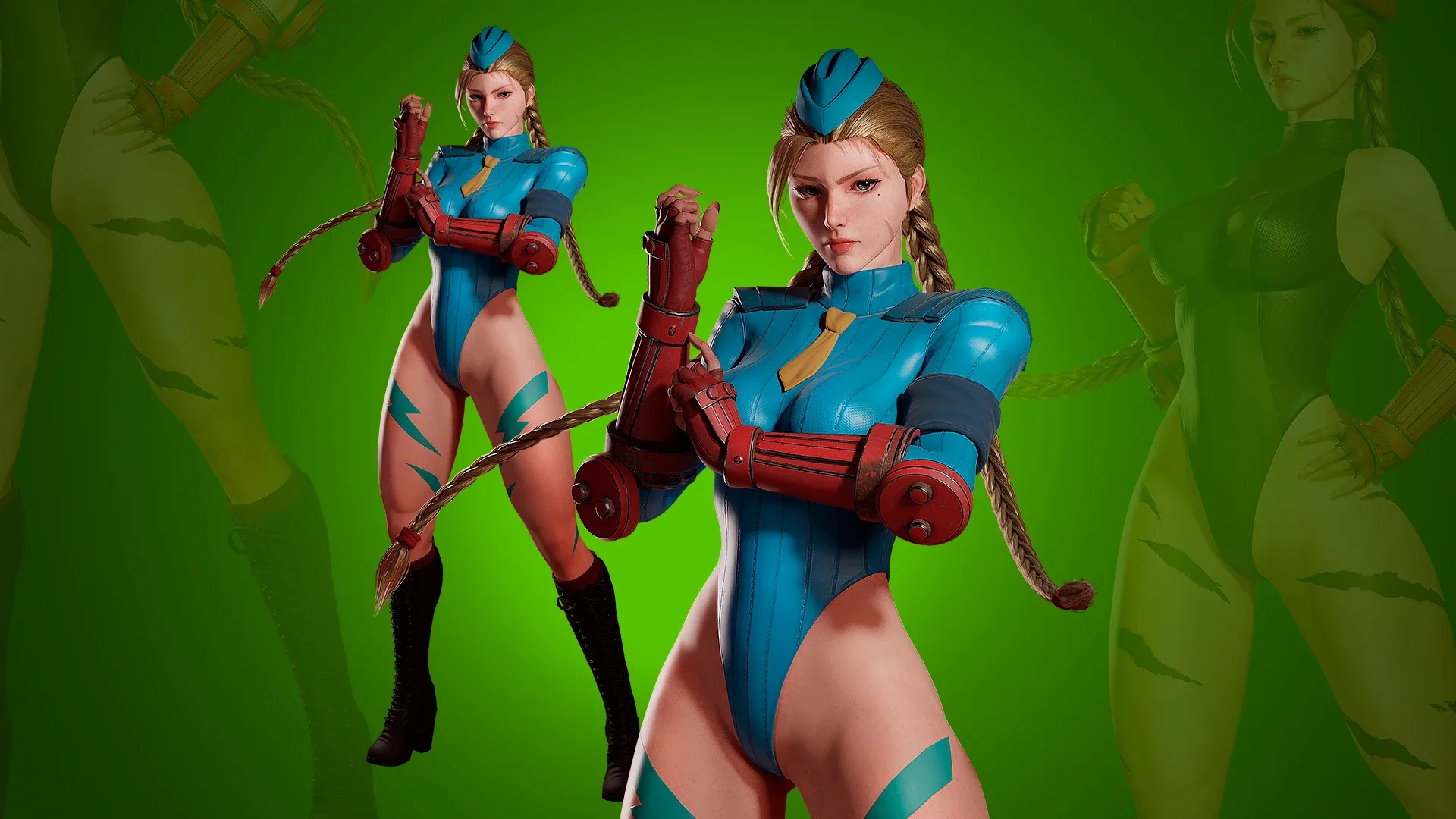 Cammy White - Game Ready 3d model UE4