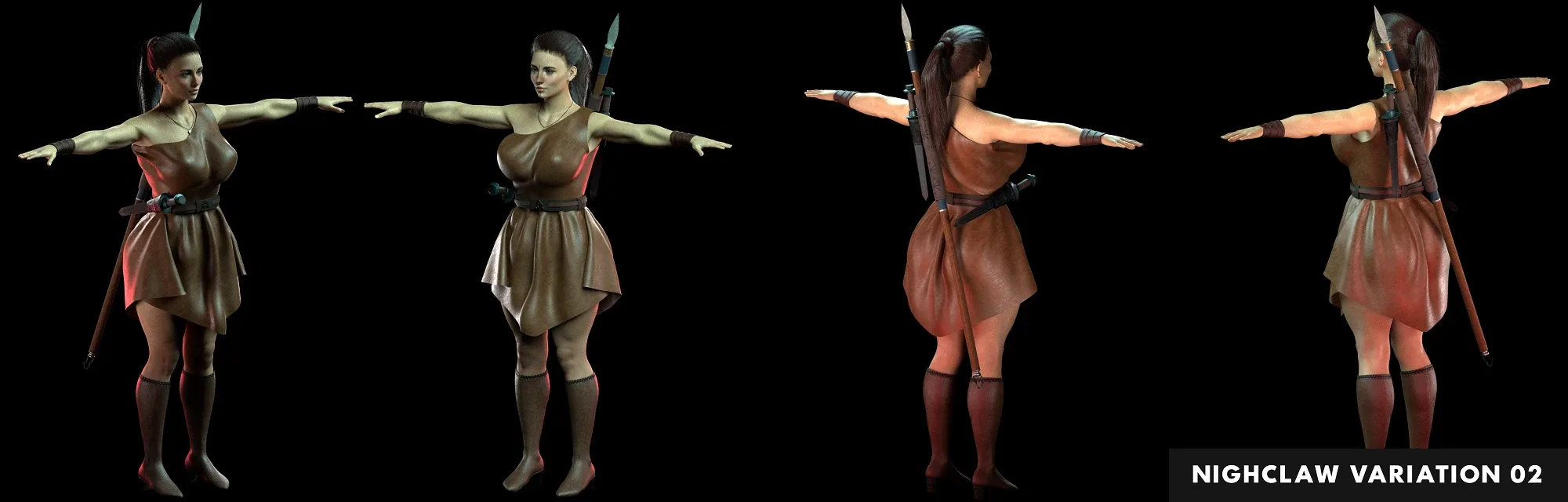 Medieval Nordic Game Ready Realistic Character - Nightclaw